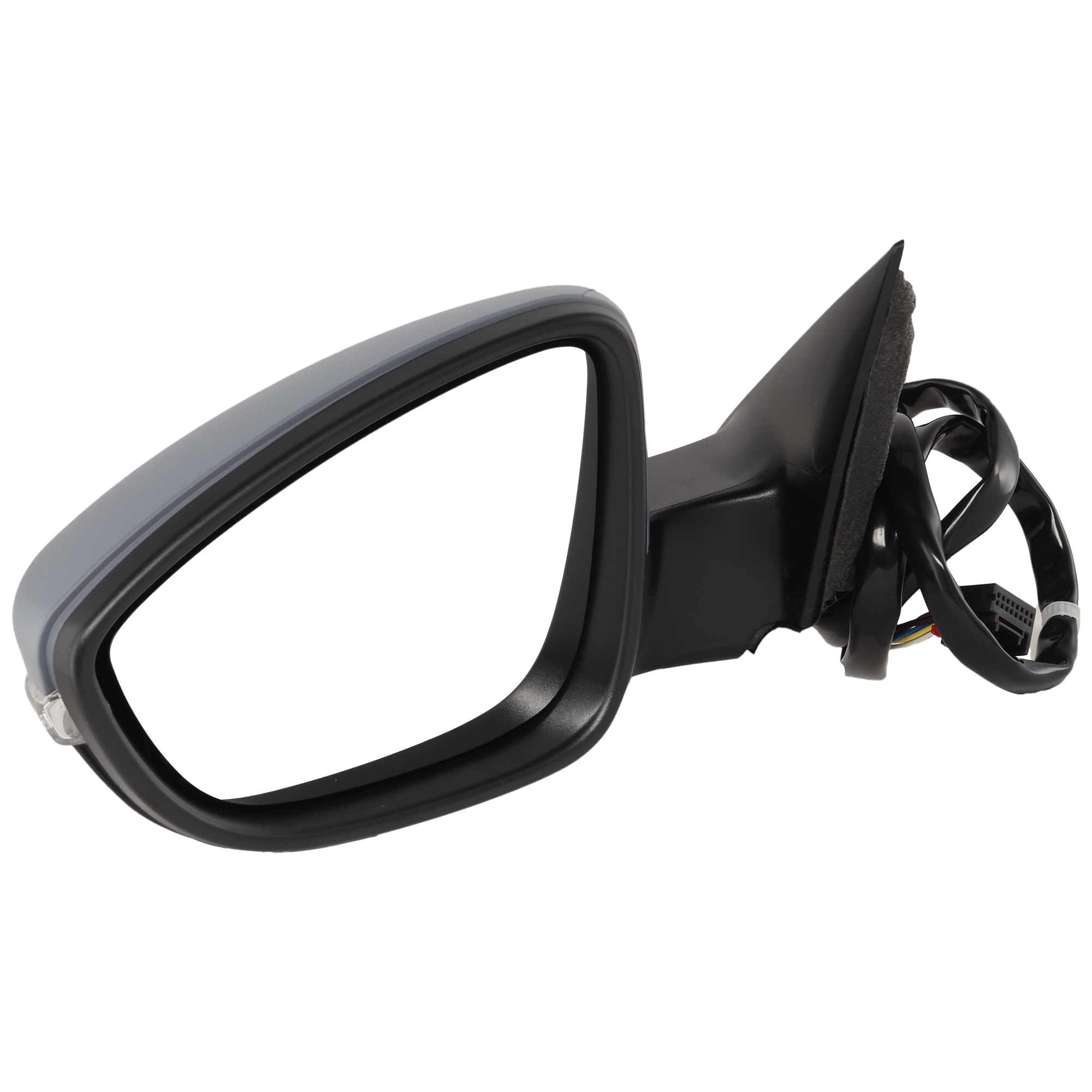 AM PASSAT 12-12 MIRROR LH Power Manual Folding Heated Paintable w Memory and Signal Light To 4-2-12 SKU JVW54EL S Partslink VW1320155 OEM 561857507N9B9 PFM
