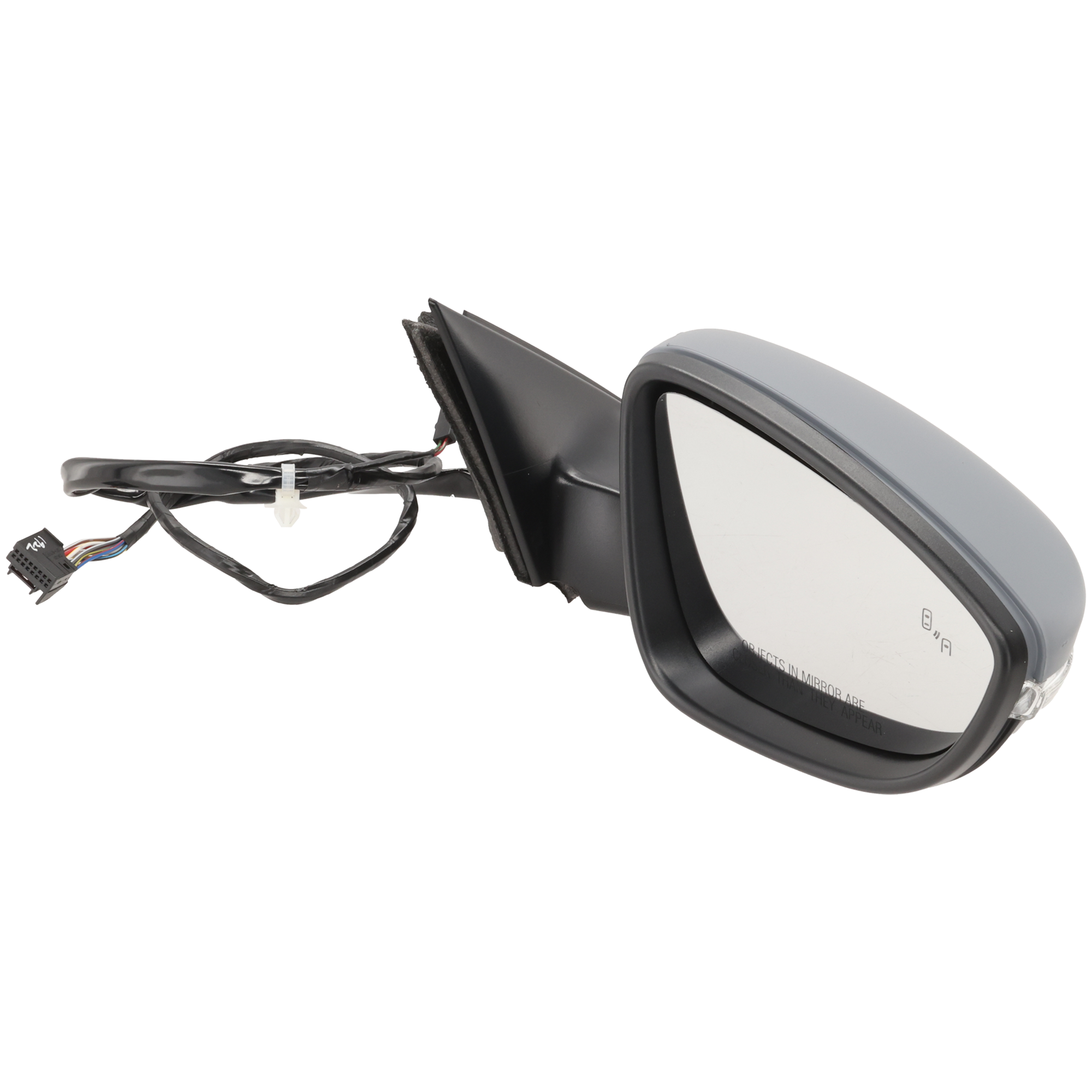 AM PASSAT 16-22 MIRROR RH Power Manual Folding Heated Paintable w Signal Light BSD Memory Side Object Sensor No Auto dimming SKU JVW69ER S Partslink VW1321165 OEM 561857508BE9B9 PFM