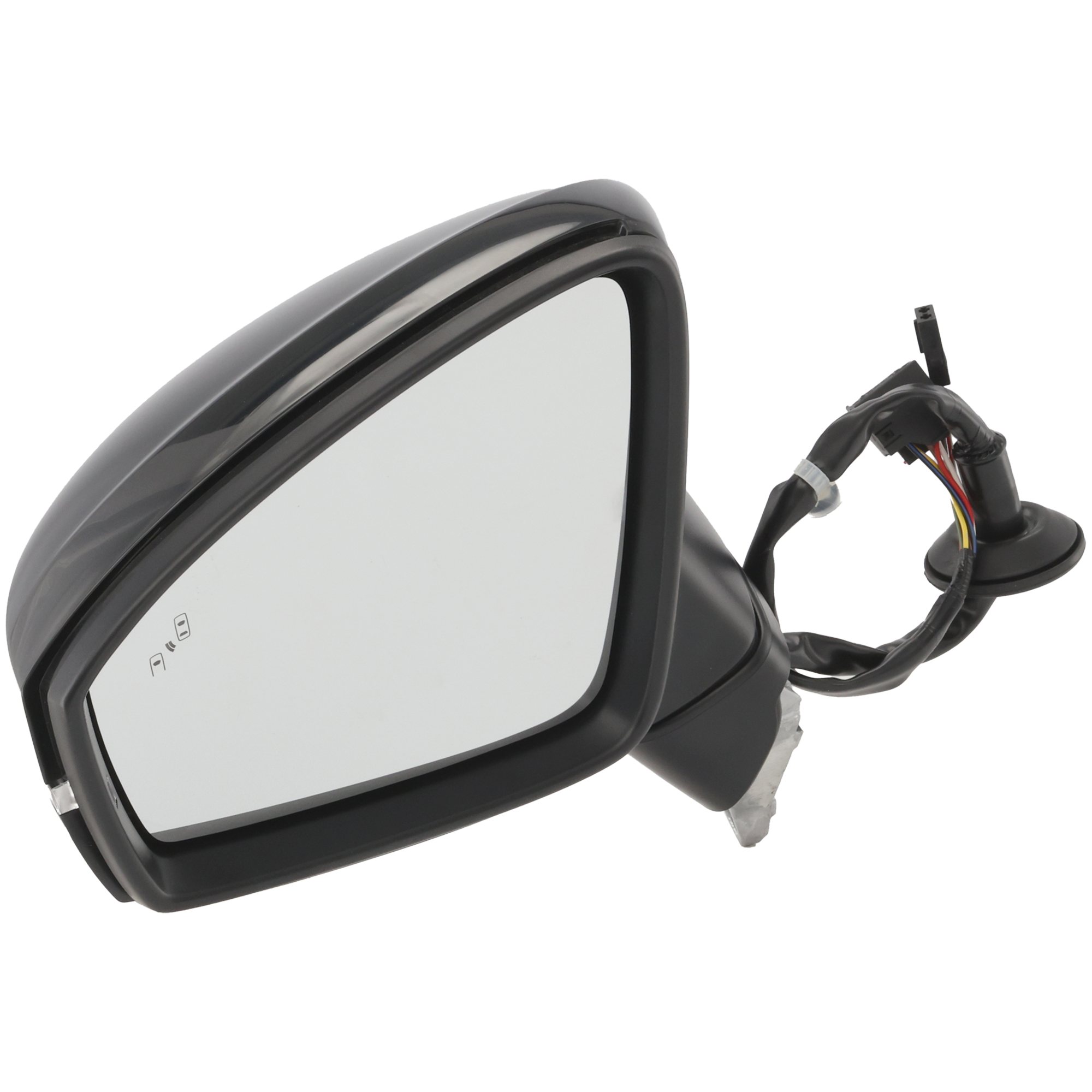 AM TIGUAN 18-21 MIRROR LH Power Manual Folding Heated Paintable w Signal Light in Glass BSD No Puddle Light Auto Dimming Memory SKU JVW74EL S Partslink VW1320179 OEM 5NN857507R9B9-5NN857537GRU 5NN