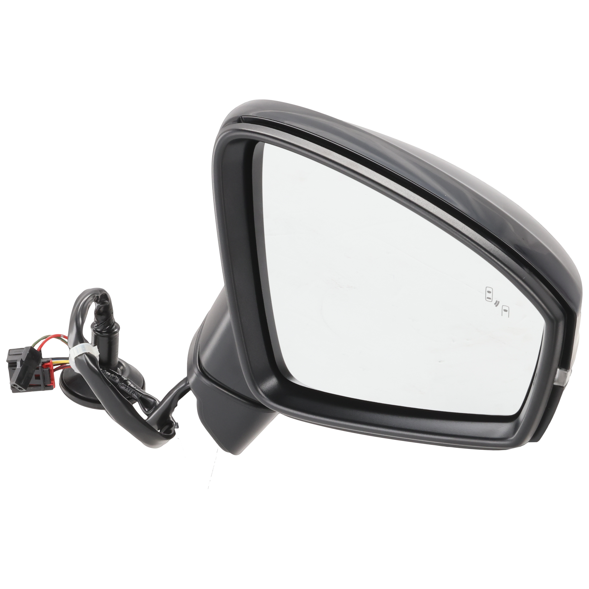 AM TIGUAN 18-21 MIRROR RH Power Manual Folding Heated Paintable w Signal Light in Glass BSD No Puddle Light Auto Dimming Memory SKU JVW74ER S Partslink VW1321179 OEM 5NN857508M9B9-5NN857538GRU 5NN