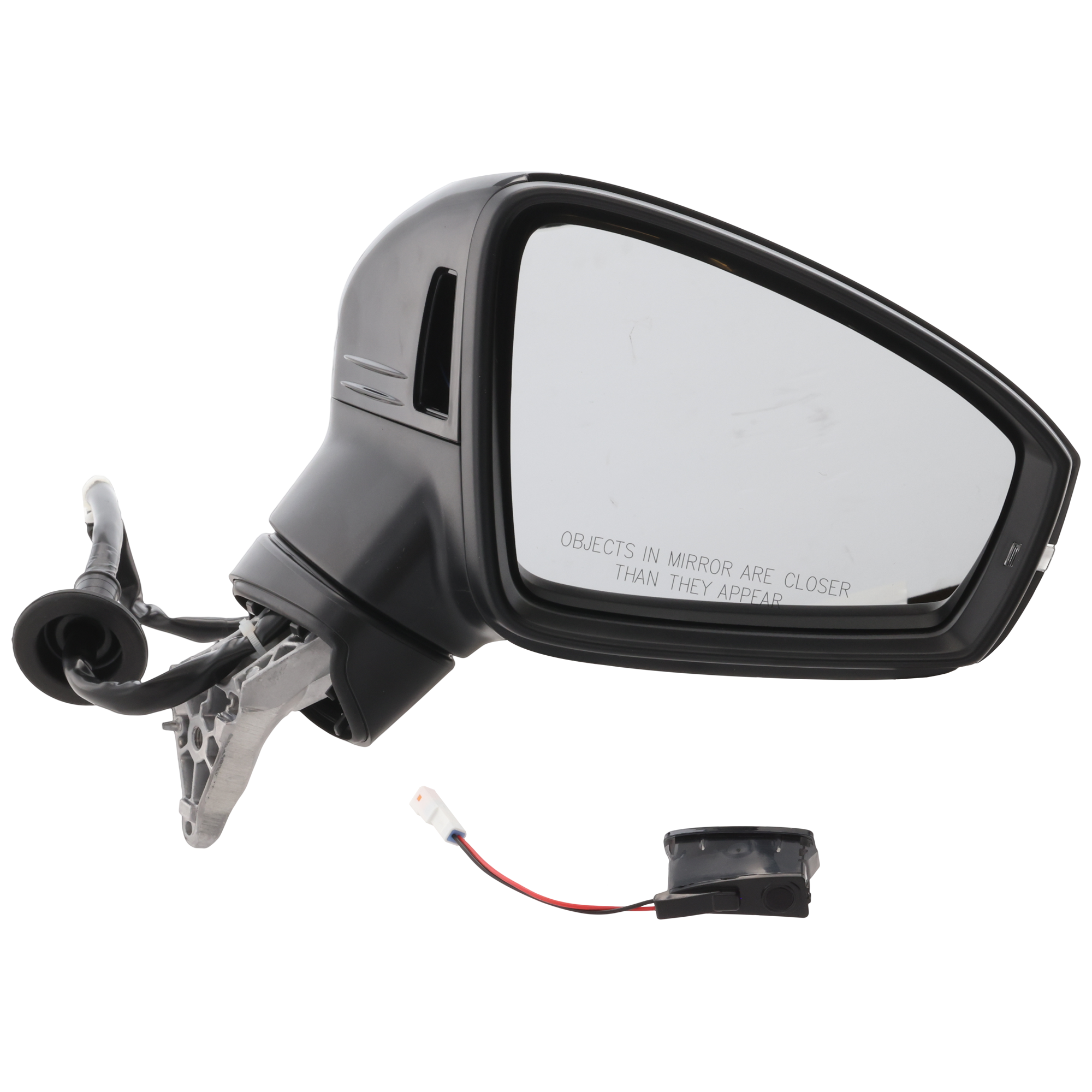 AM TIGUAN 18-21 MIRROR RH Power Manual Folding Heated Paintable w BSD and Signal Light in No Auto dimming Memory and Puddle Light w Lane Change Assist SKU JVW75ER S Partslink VW1321180 OEM 5NN857508AB9B9-5NM857538GRU 5N