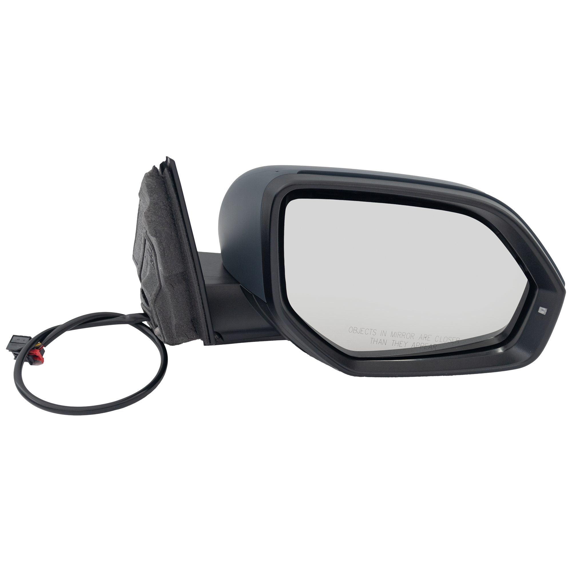 AM ATLAS 21-23 MIRROR RH Power Manual Folding Non Heated Paintable No BSD and Auto Dimming w Signal Light No Memory and Puddle Light From 7-20-20 SKU JVW82ER Partslink VW1321183 OEM 3CN857508AH9B9 PFM