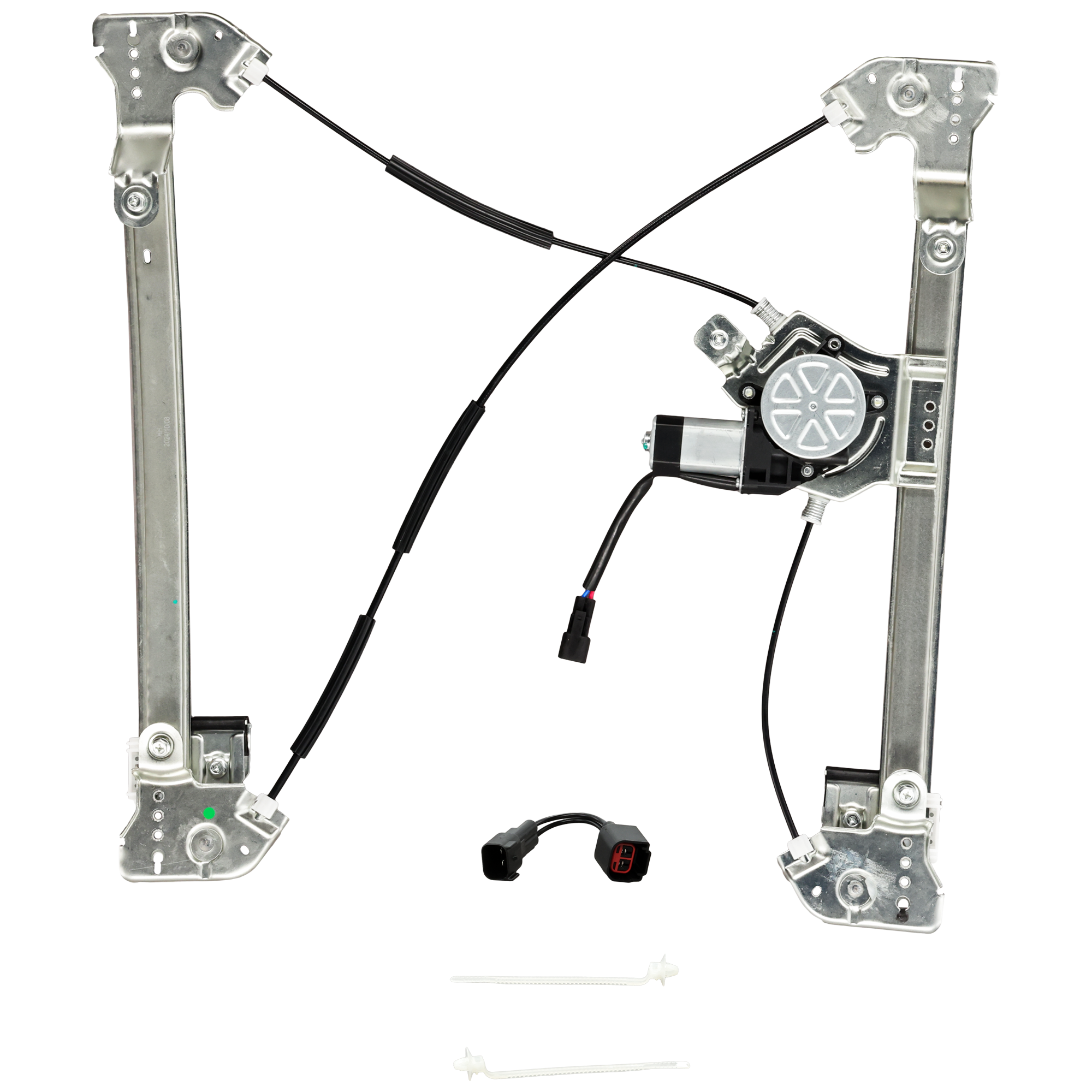 AM F 150-06-08 FRONT WINDOW REGULATOR LH Power w Motor From 8-09-05 Super Cab SKU JWF462916 Partslink FO1350152 OEM 6L3Z1823201BA