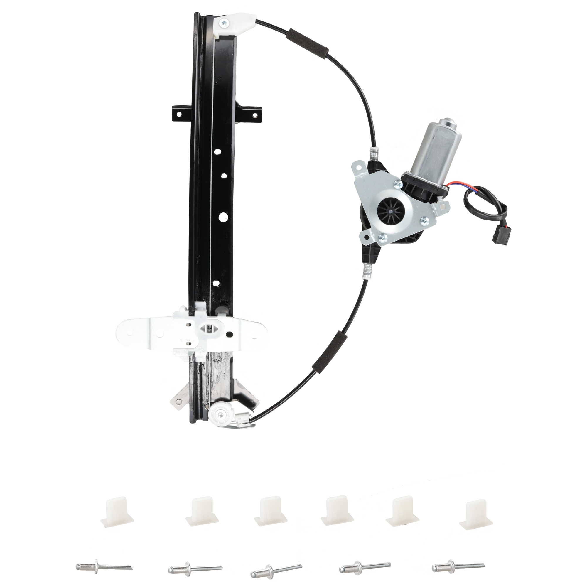 AM CROWN VICTORIA 92-11 REAR WINDOW REGULATOR LH Power w Motor SKU JWM491732 Partslink FO1550111 OEM 6W7Z5427009AA PFM 1W7Z5423395A
