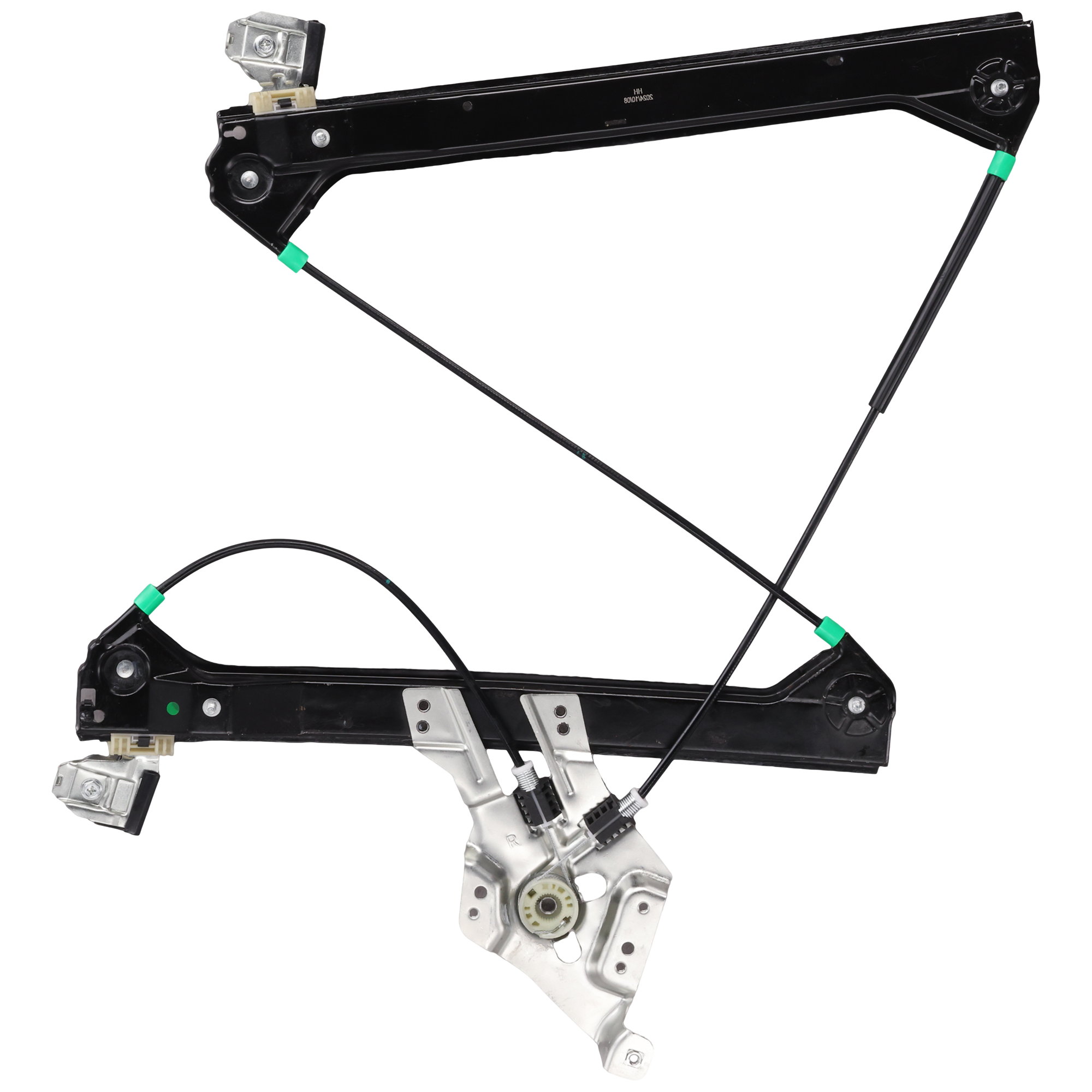 AM SAAB 9-3-03-07 FRONT WINDOW REGULATOR LH Power w o Motor w Finger Protection Sedan Wagon SKU JWS462916 Partslink SB1350100 OEM 12793728