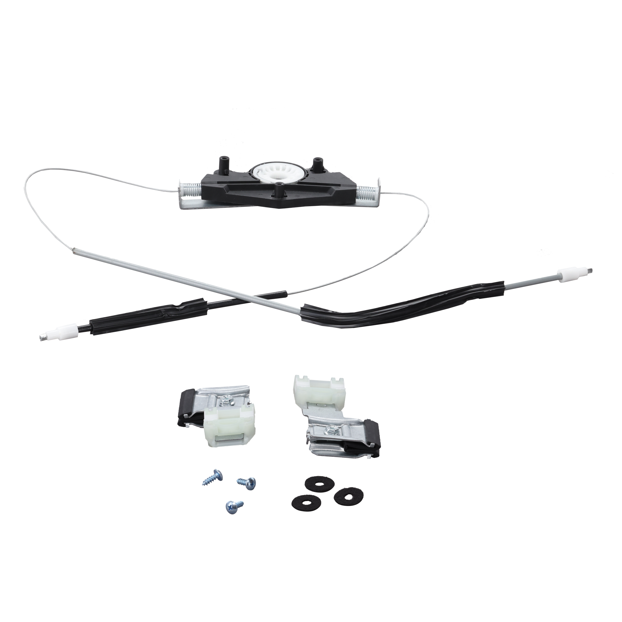 AM BEETLE 98-08 FRONT WINDOW REGULATOR LH Power w o Motor Repair Kit only SKU JWV462905