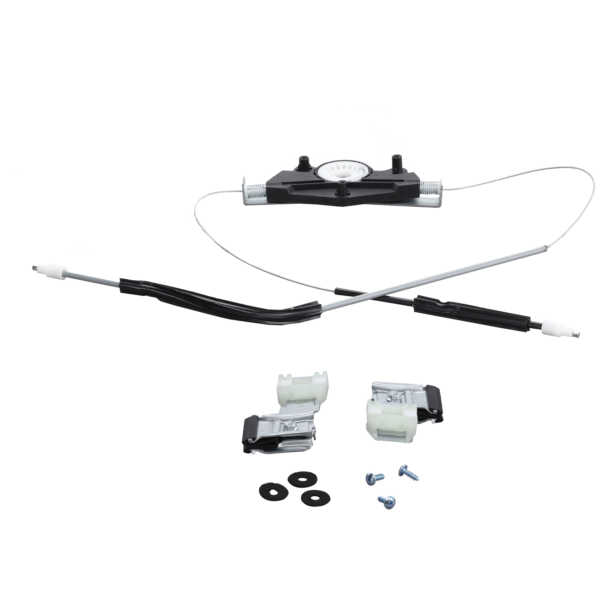 AM BEETLE 98-08 FRONT WINDOW REGULATOR RH Power w o Motor Repair Kit only SKU JWV462906