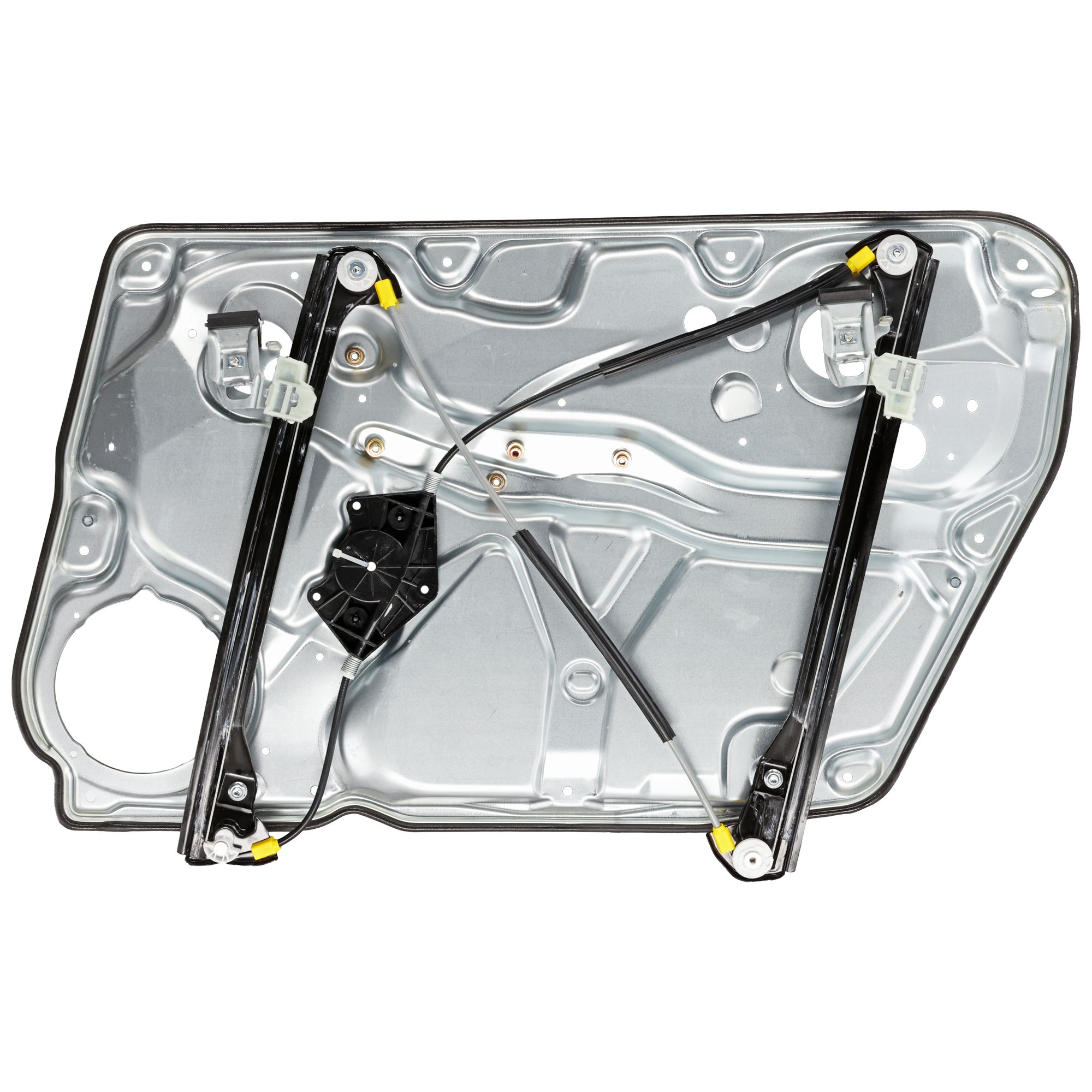 AM PASSAT 98-05 FRONT WINDOW REGULATOR LH Power w o Motor w Panel SKU JWV462926 Partslink VW1350103 OEM 3B1837461
