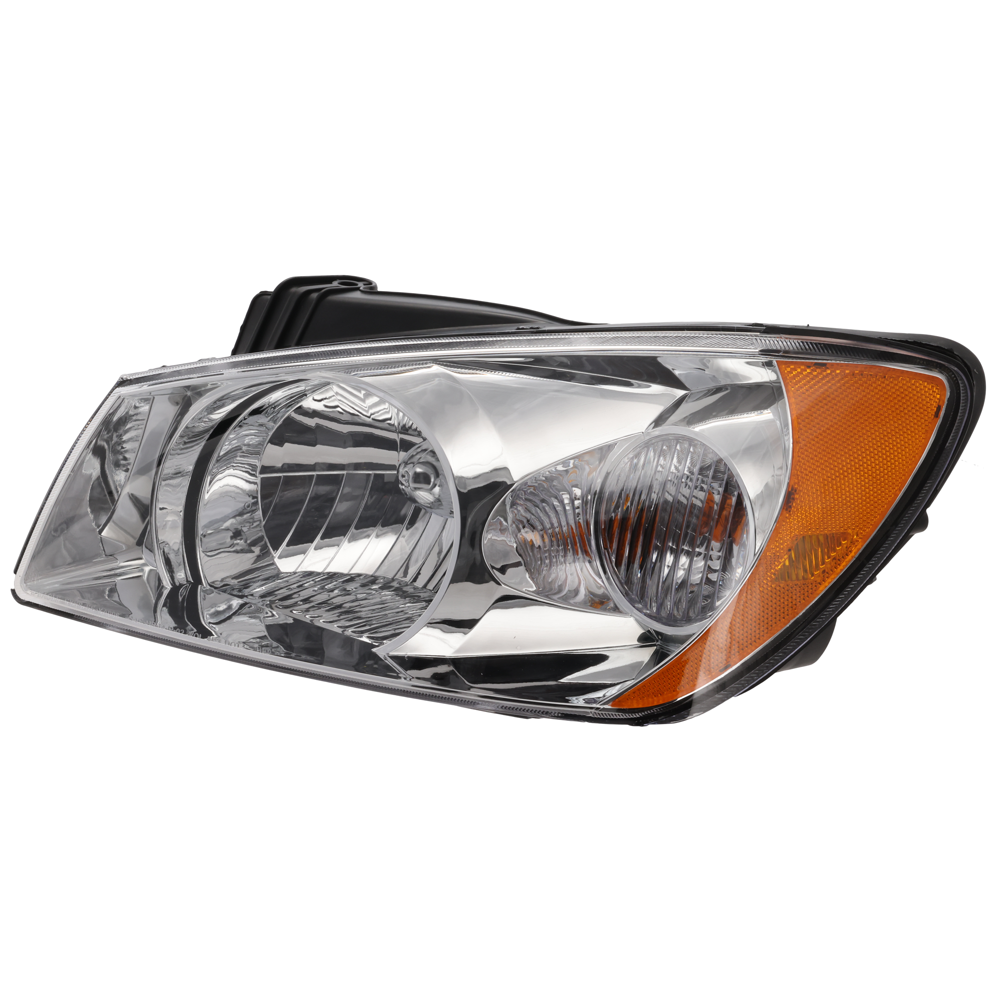 AM SPECTRA 04-05 HEAD LAMP LH Assembly Halogen LX Model New Body Style SKU K100126 Partslink KI2502116 OEM 921012F030