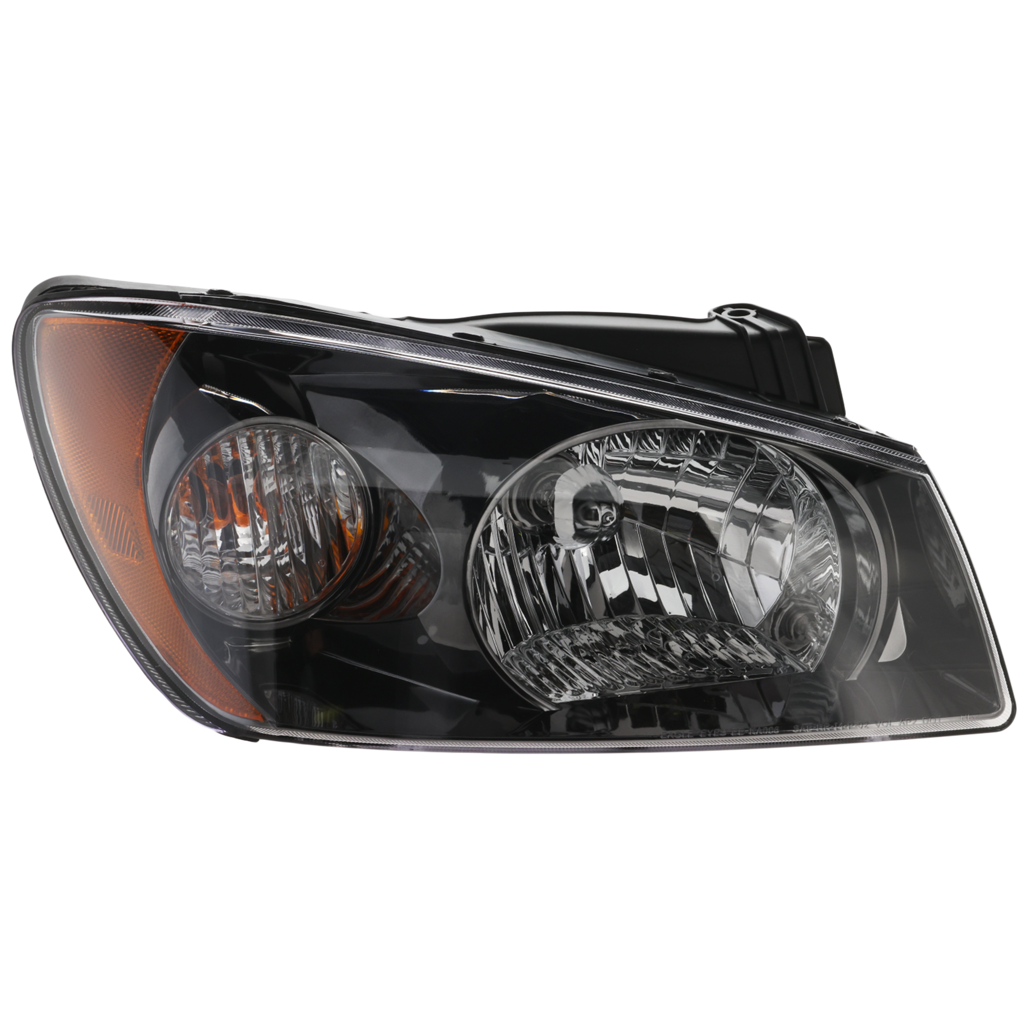 AM SPECTRA 04-06 HEAD LAMP RH Assembly Halogen Hatchback Sedan Exc. LX Model New Body Style SKU K100131 Partslink KI2503117 OEM 921022F230