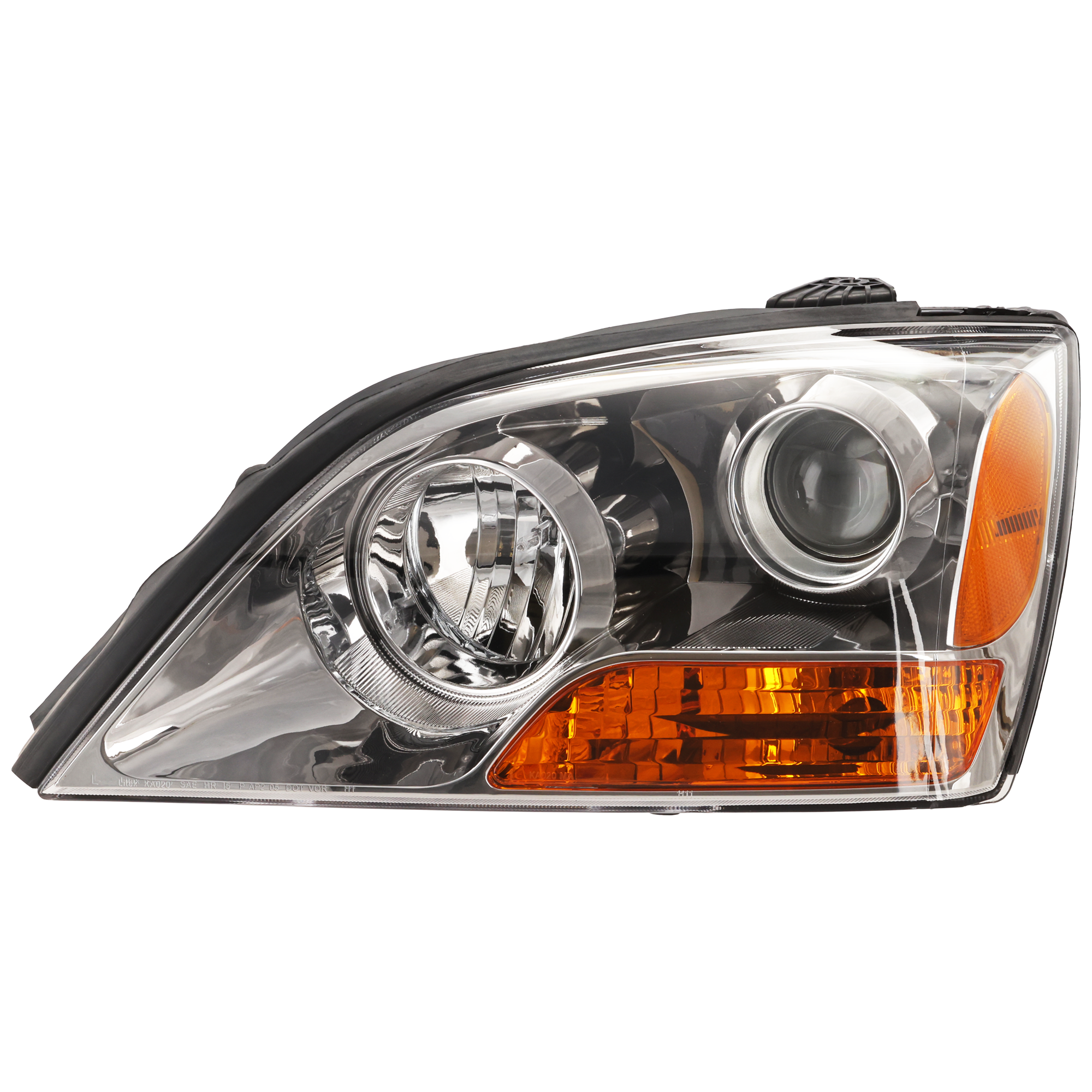 AM SORENTO 07-07 HEAD LAMP LH Assembly Halogen SKU K100150 Partslink KI2502126 OEM 921013E540