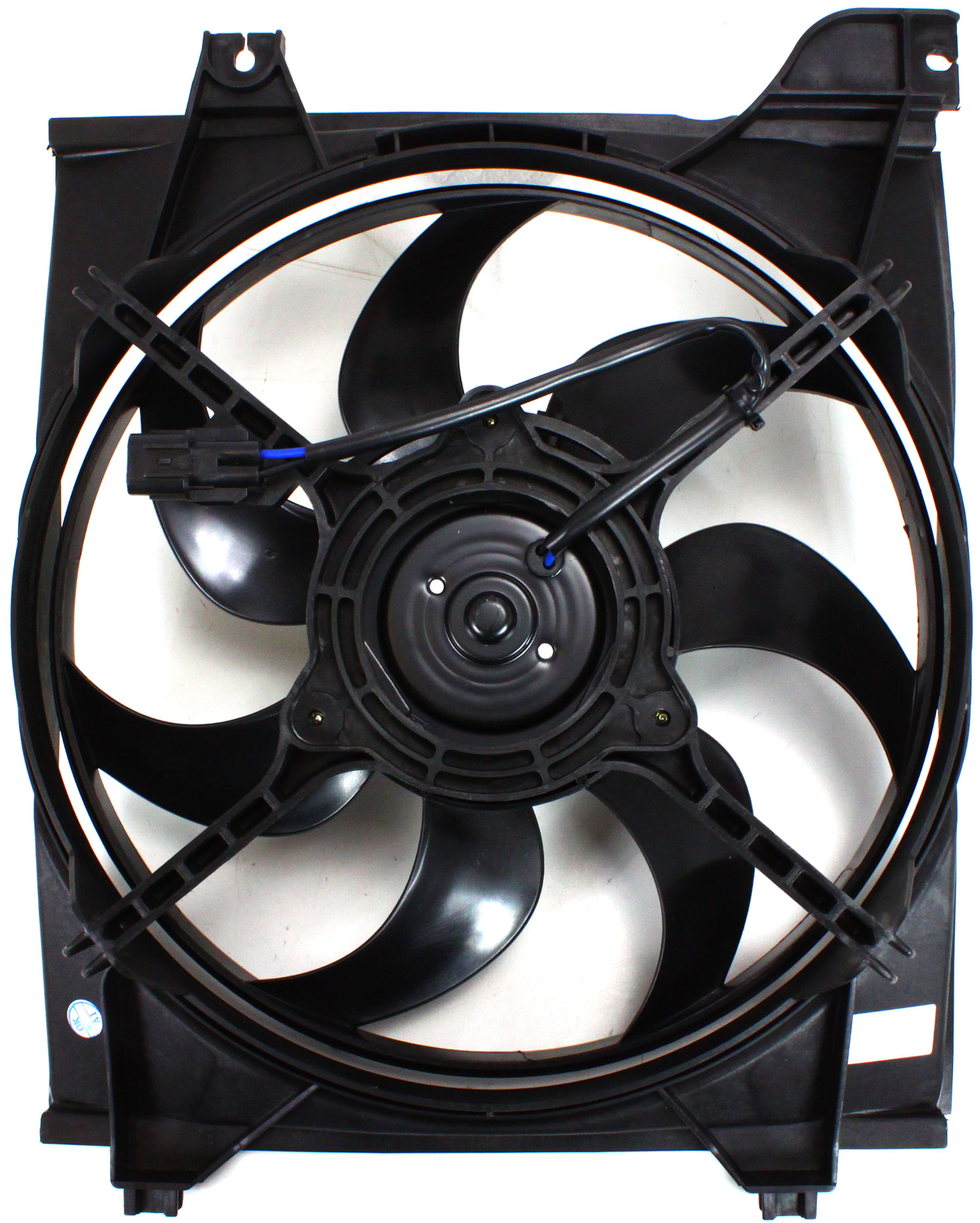AM RIO 06-07 RADIATOR FAN SHROUD Assembly LH Hatchback Sedan To 5-9-07 SKU K160911 Partslink KI3115118 OEM 253801G100