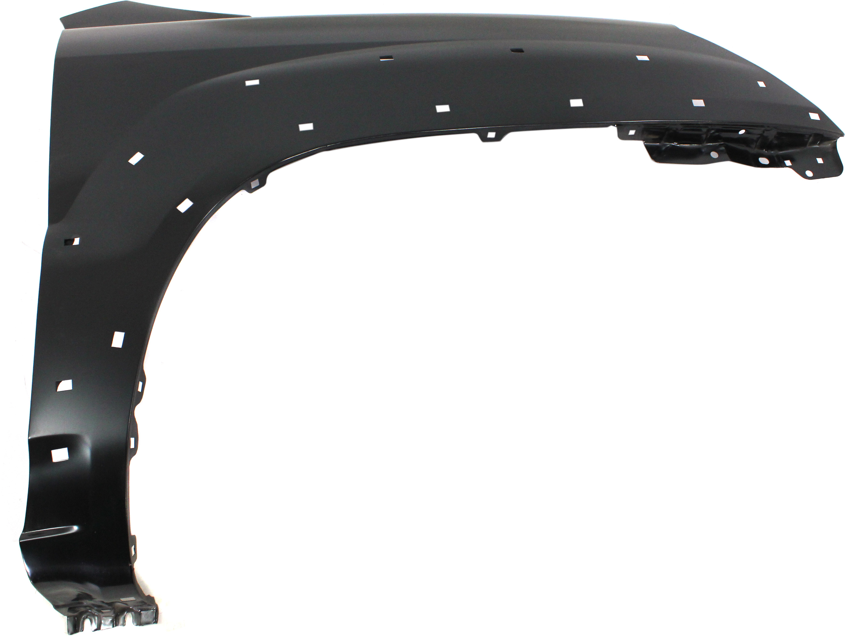 AM SPORTAGE 05-10 FRONT FENDER RH Primed w Molding Hole w Luxury Pkg SKU K220141 Partslink KI1241121 OEM 663211F110