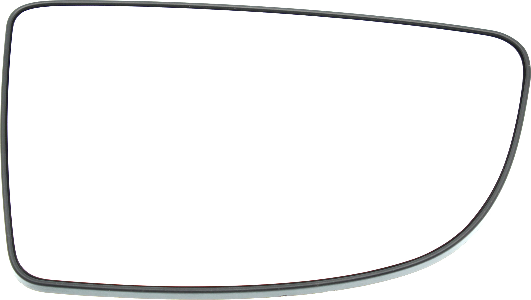 AM RONDO 07-12 MIRROR GLASS LH Non Heated w Backing Plate SKU KA06GL Partslink KI1324108 OEM 876111D100