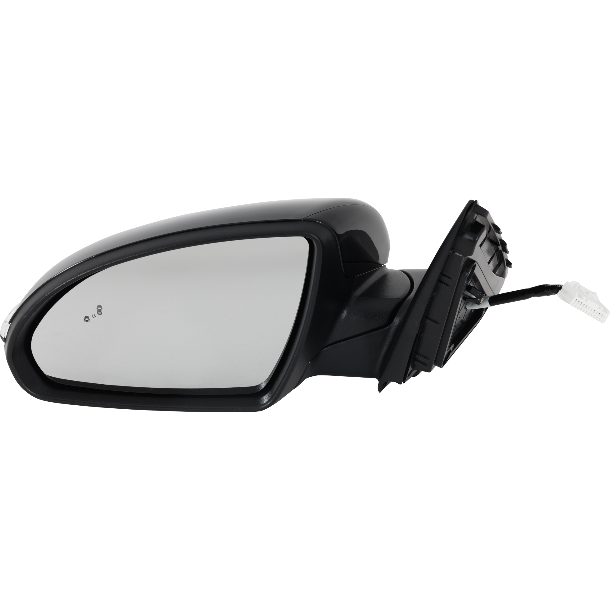 AM OPTIMA 19-20 MIRROR LH Power Manual Folding Heated Paintable w BSD Memory and Signal Light SKU KA100EL S Partslink KI1320224 OEM 87610D5220