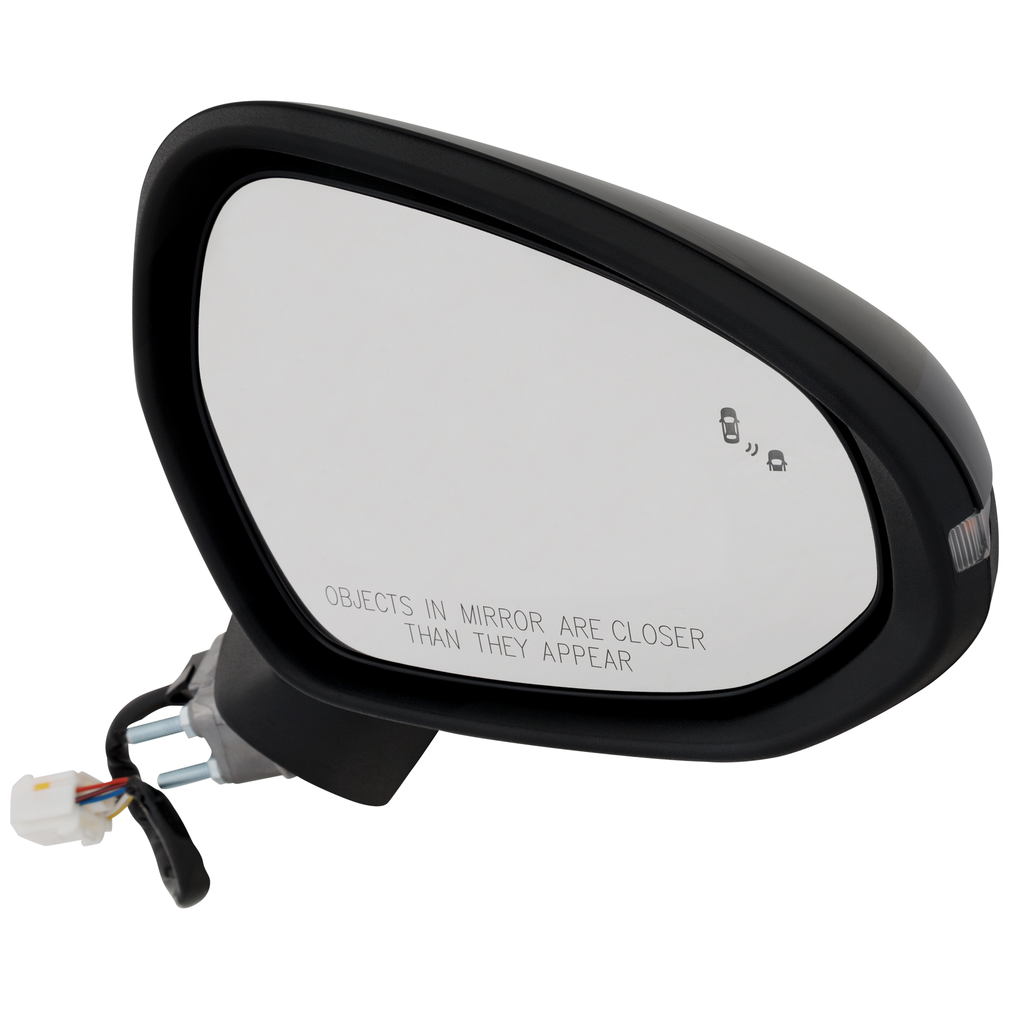 AM K5-21-24 MIRROR RH Power Manual Folding Heated Paintable GT Line Model w In housing Signal Light BSD in Glass No Memory Puddle Light Auto Dimming SKU KA105ER S Partslink KI1321246 OEM 87620L3080