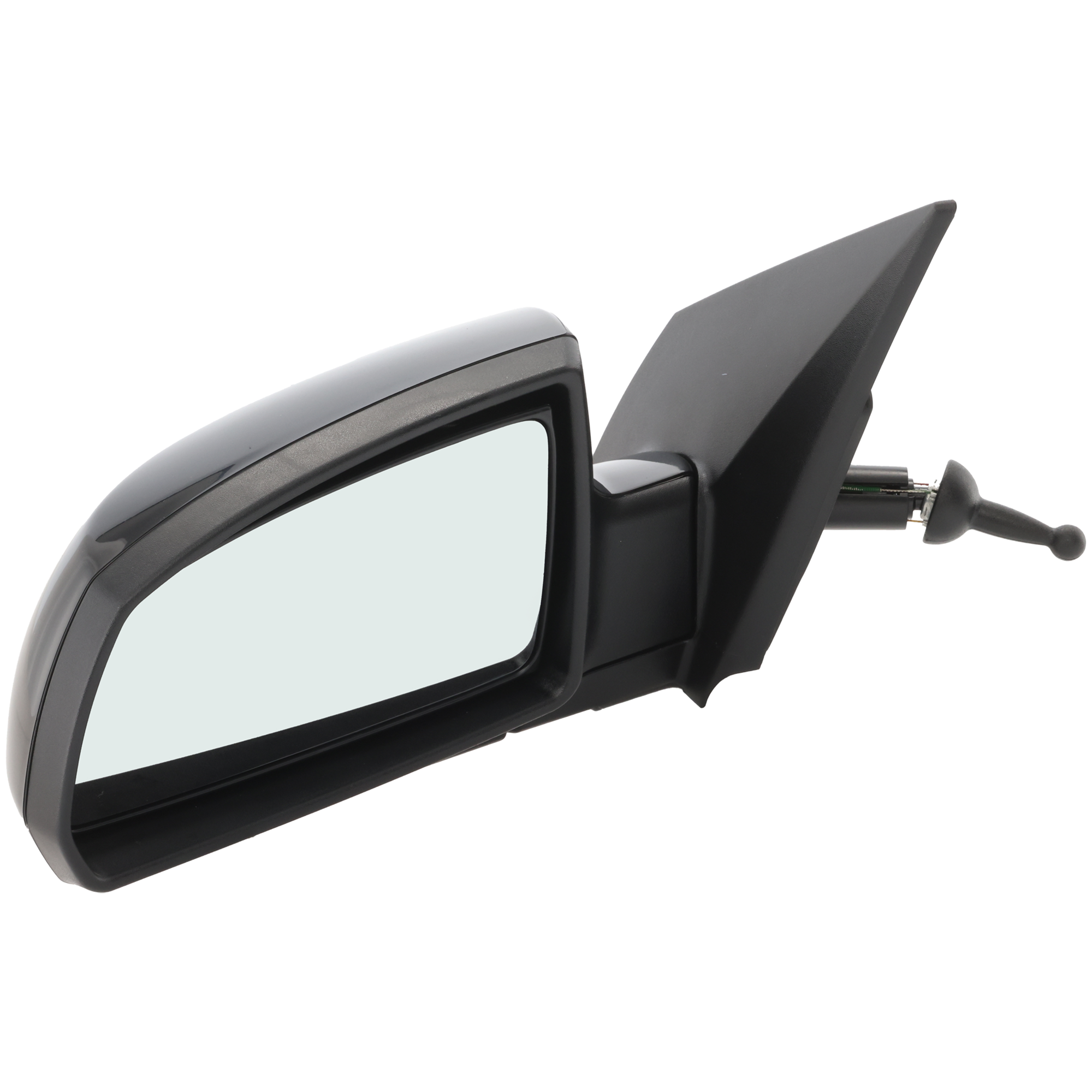 AM RIO 06-09 MIRROR LH Manual Adjust Manual Folding Non Heated Paintable Hatchback Sedan SKU KA22L Partslink KI1320138 OEM 876101G000