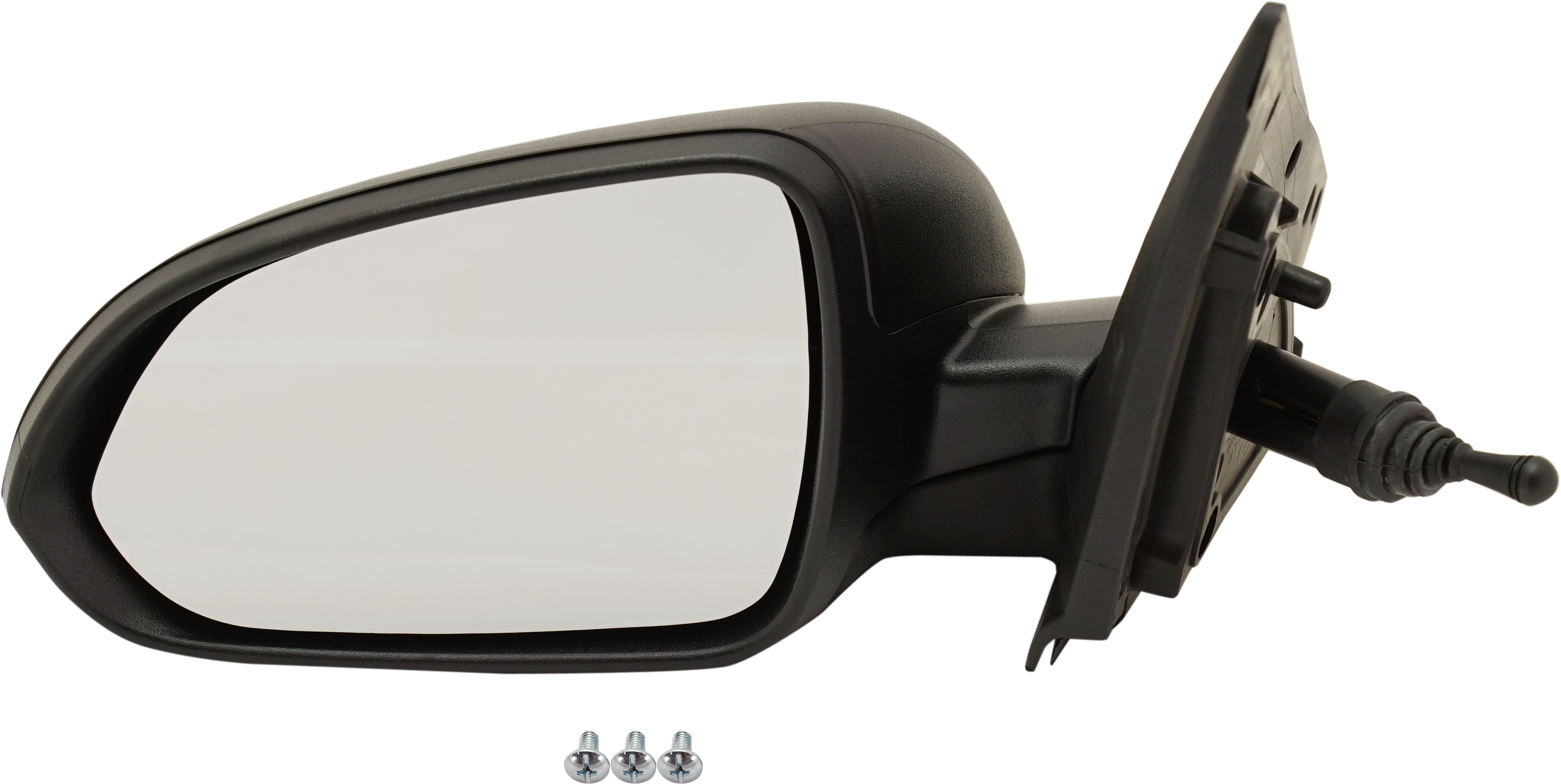 AM RIO 18-22 MIRROR LH Manual Adjust Manual Folding Non Heated Textured LX Model SKU KA38L Partslink KI1320217 OEM 87610H9110
