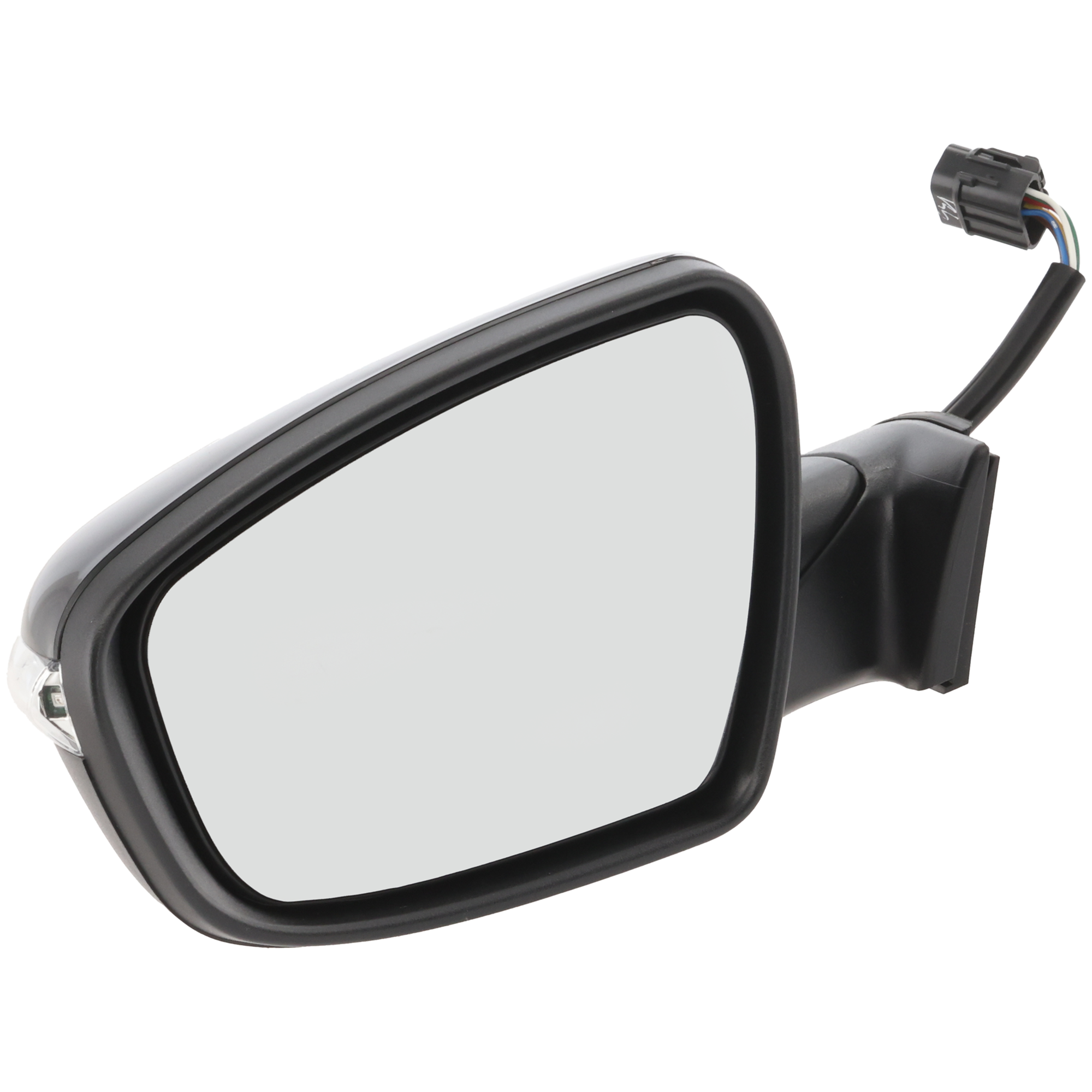 AM FORTE 14-16 MIRROR LH Power Manual Folding Heated Paintable w Signal Light No Puddle Light Sedan LX Model SKU KA49EL S Partslink KI1320182 OEM 87610A7210