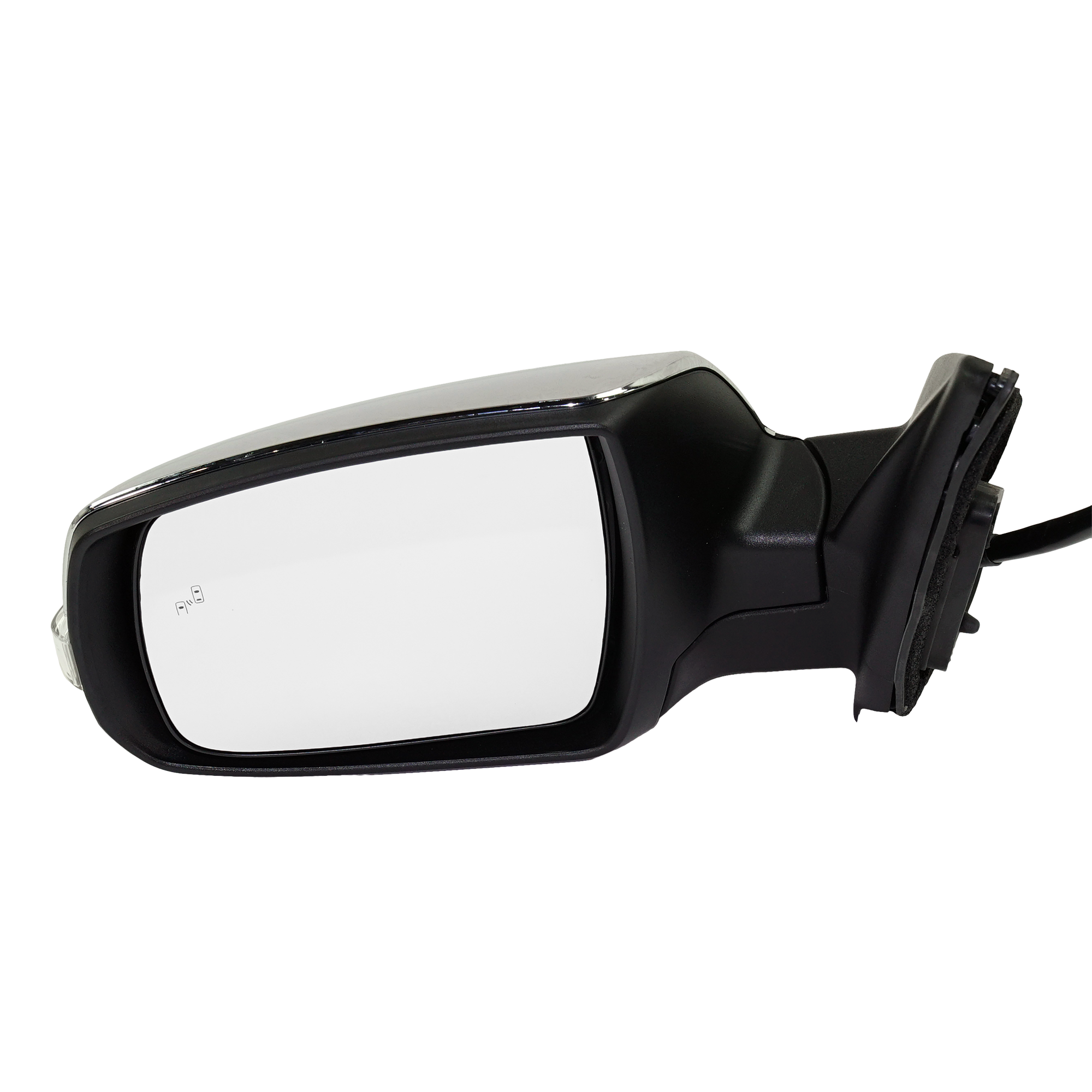 AM SORENTO 14-15 MIRROR RH Power Power Folding Heated Chrome w BSD Memory and Signal Light SKU KA84CR S Partslink KI1321212 OEM 876201U720