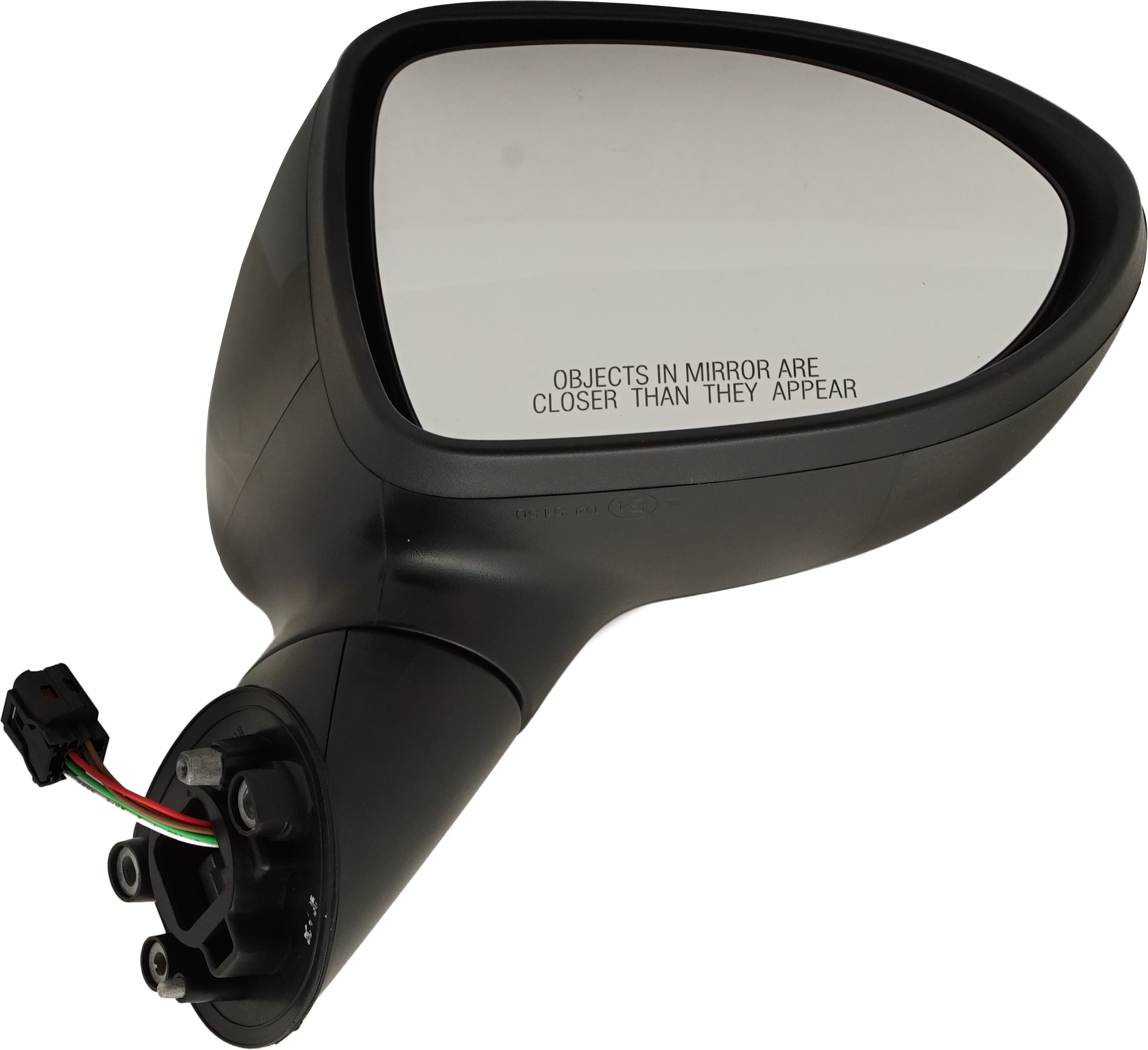 AM RIO 12-17 MIRROR RH Power Manual Folding Heated Paintable No Signal Light Hatchback Sedan SKU KA90ER Partslink KI1321187 OEM 876201W141-876081W000