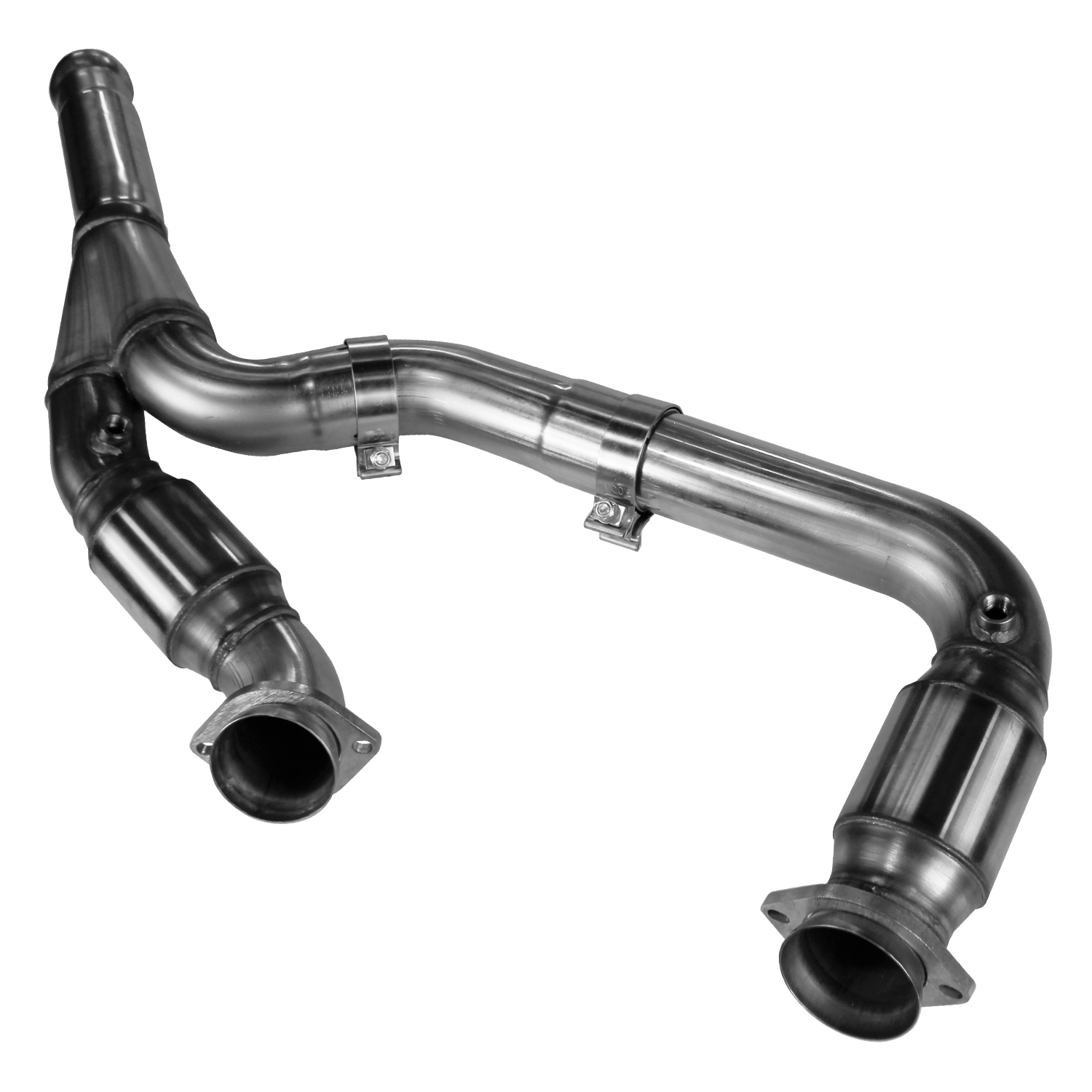 AM 3 in. x OEM Outlet Catted Stainless Steel Y Pipe. Must be used with Kooks Headers. SKU KCH28603200