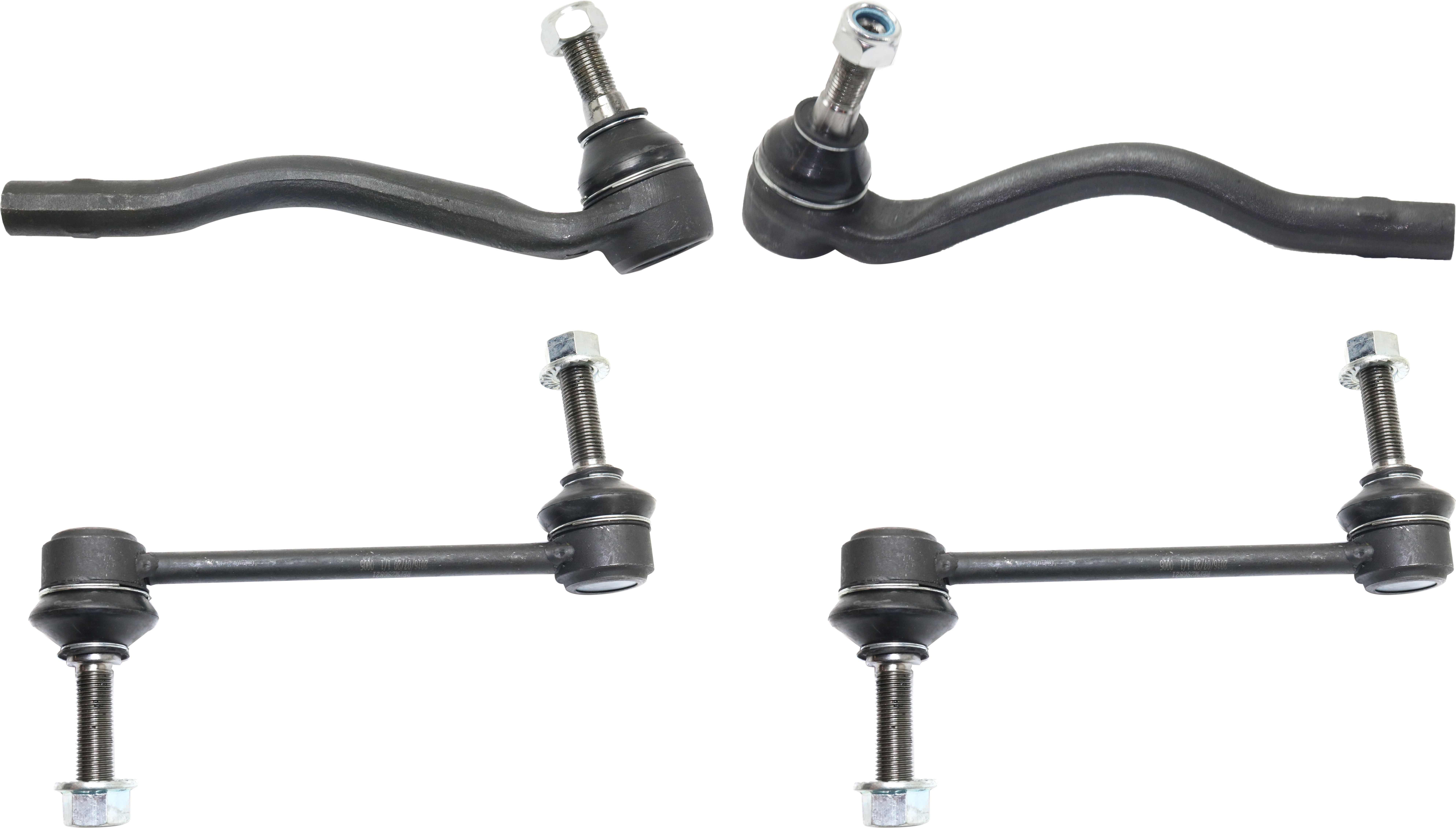 AM ML CLASS 06-11 GL CLASS 07-12 FRONT SUSPENSION KIT RH AND LH 4 pc kit w Sway Bar Links and Tie Rod Ends SKU KIT 010219-02 OEM 1015231-1015232-1015711-265178