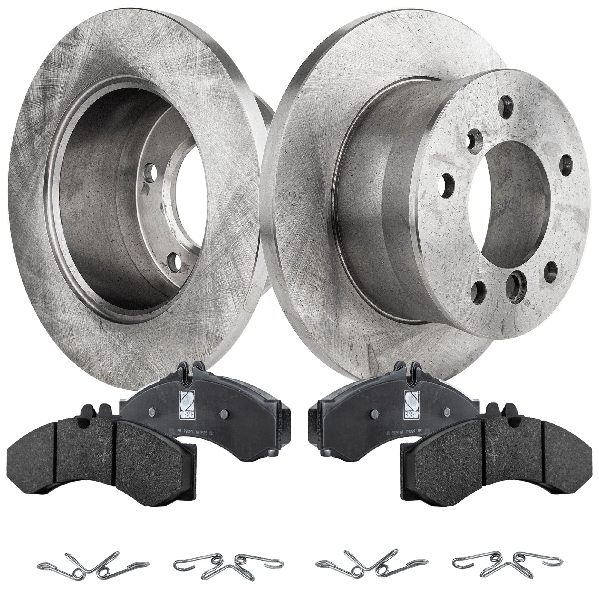 AM SPRINTER 2500-03-06 SPRINTER 3500-03-05 REAR BRAKE DISC AND PAD KIT 4 pc kit SKU KIT 010623-03 OEM 34227-48880164-34227G 980164R