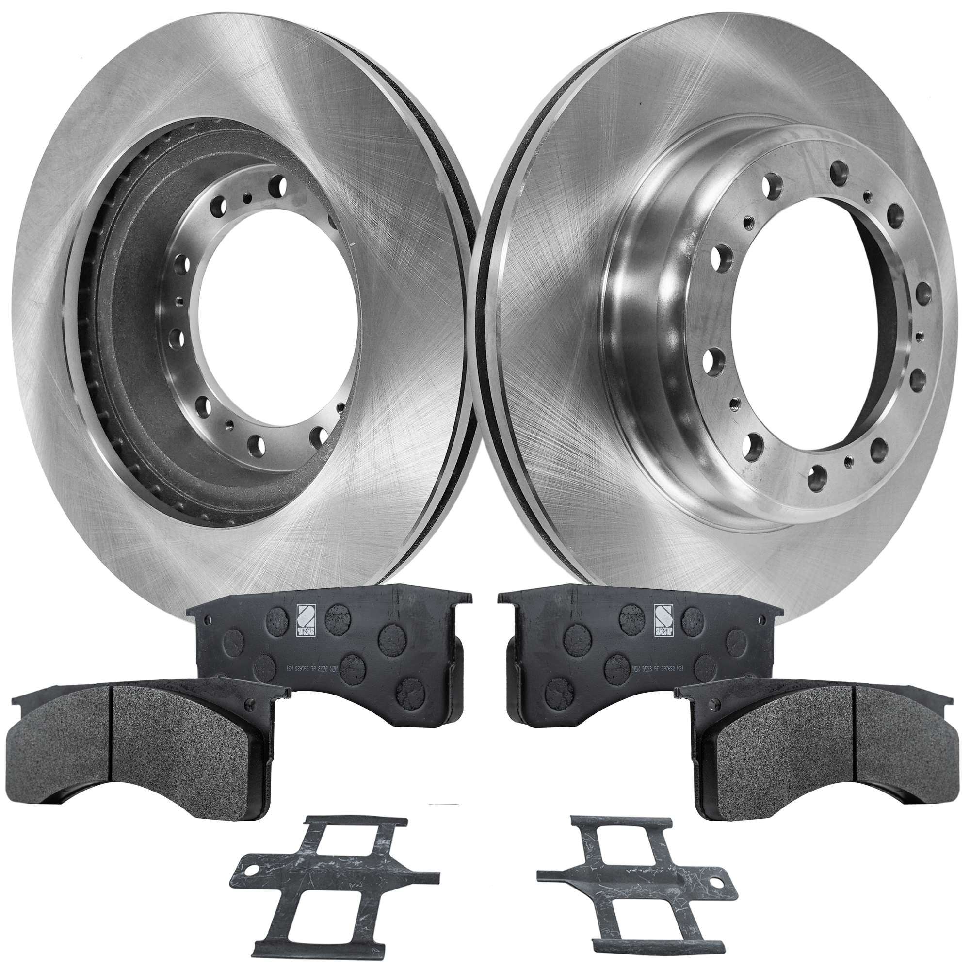 AM C6500 KODIAK C6500 TOPKICK C7500 KODIAK C7500 TOPKICK 97-02 REAR BRAKE DISC AND PAD KIT 4 pc Kit SKU KIT 010623-17 OEM 5583-41253-55052-55061-65750-1