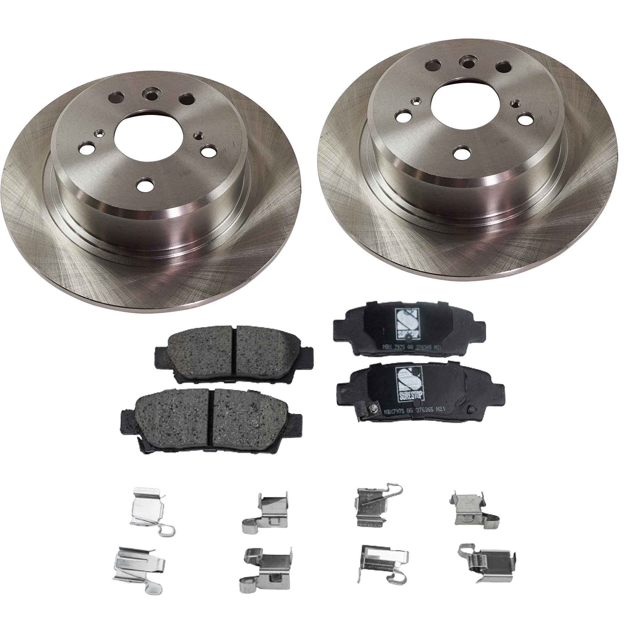 AM AVALON 98-99 REAR BRAKE DISC AND PAD KIT 2 Wheel Set XL XLS Models SKU KIT 010722-149 OEM 4243107010-4243107020-04466070