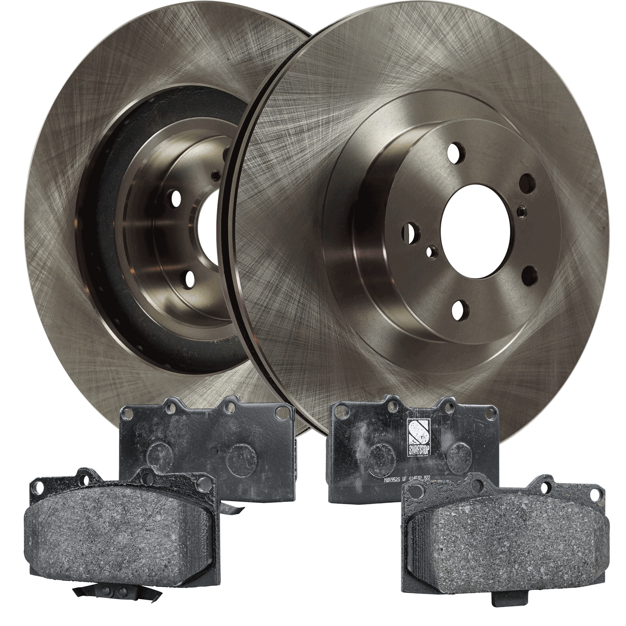 AM IMPREZA 06-07 FRONT BRAKE DISC AND PAD KIT 2 Wheel Set SKU KIT 010722-40 OEM 26300AE060-26310AC040-26310AC0