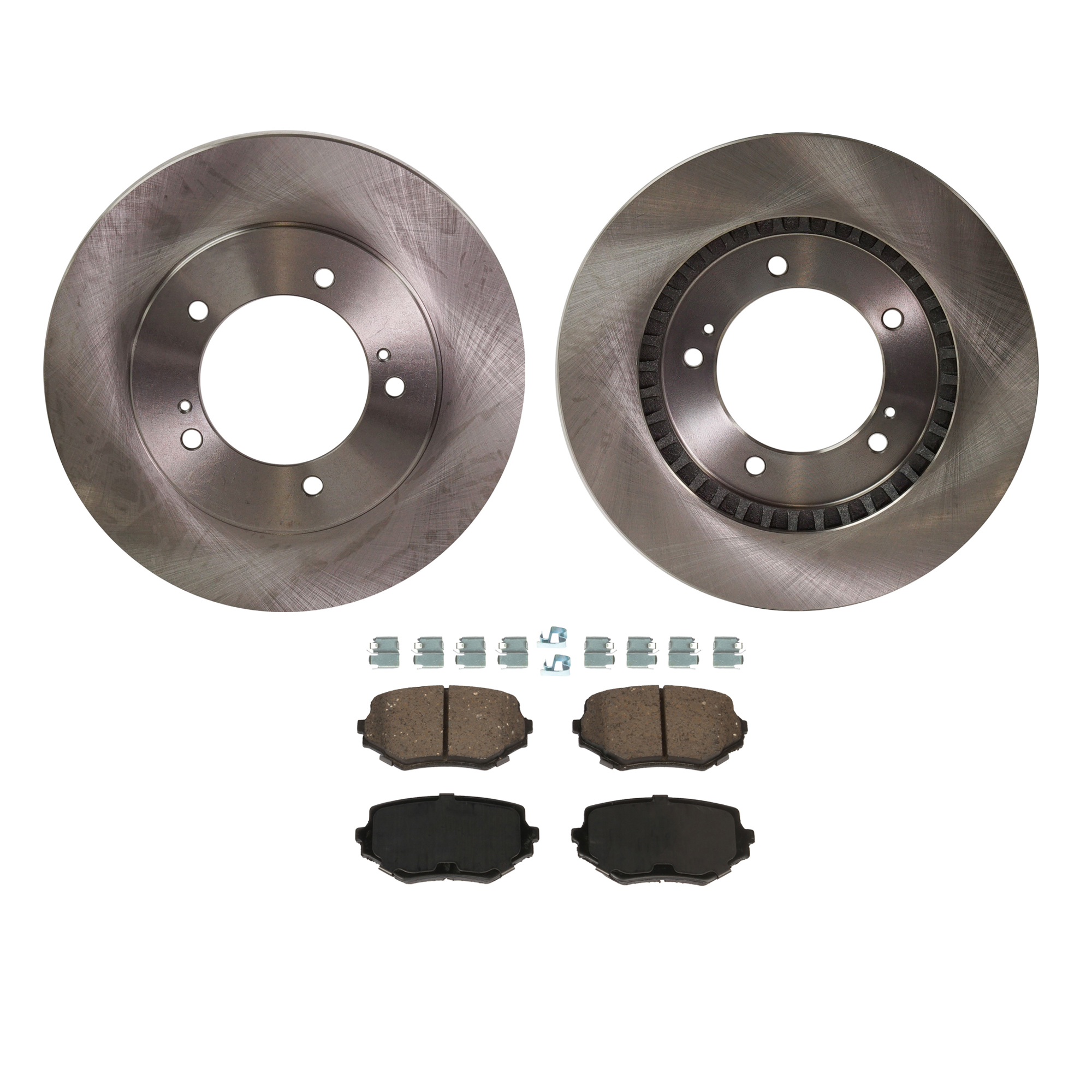 AM GRAND VITARA 99-05 XL 7-02-04 FRONT BRAKE DISC AND PAD KIT 4 pc kit SKU KIT 010722-48 OEM 5521165D14000-5520065D00-55200