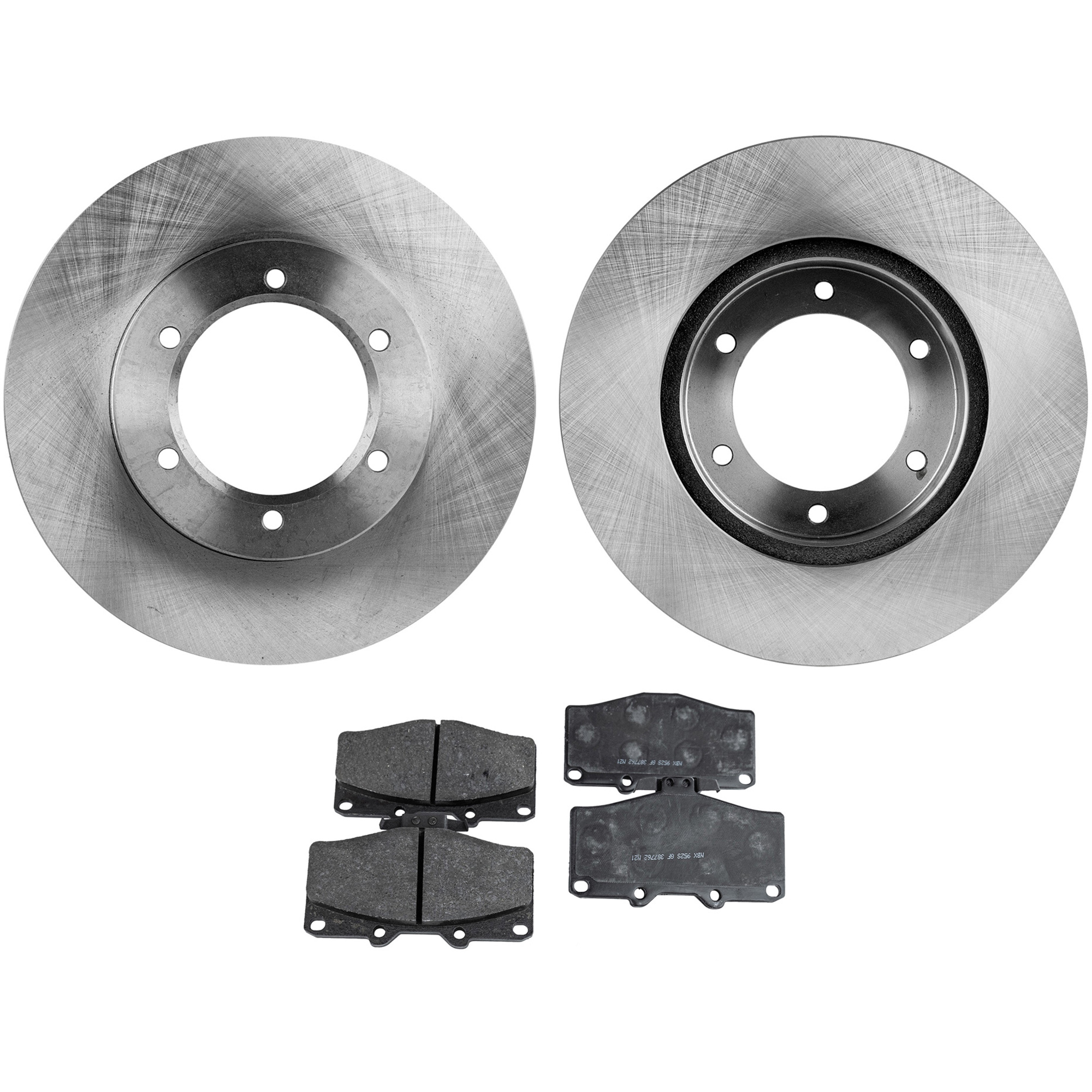 AM 4RUNNER 88-89 PICKUP 88-88 FRONT BRAKE DISC AND PAD KIT 2 Wheel Set SKU KIT 010722-54 OEM 4351235110-4351235190-04465350