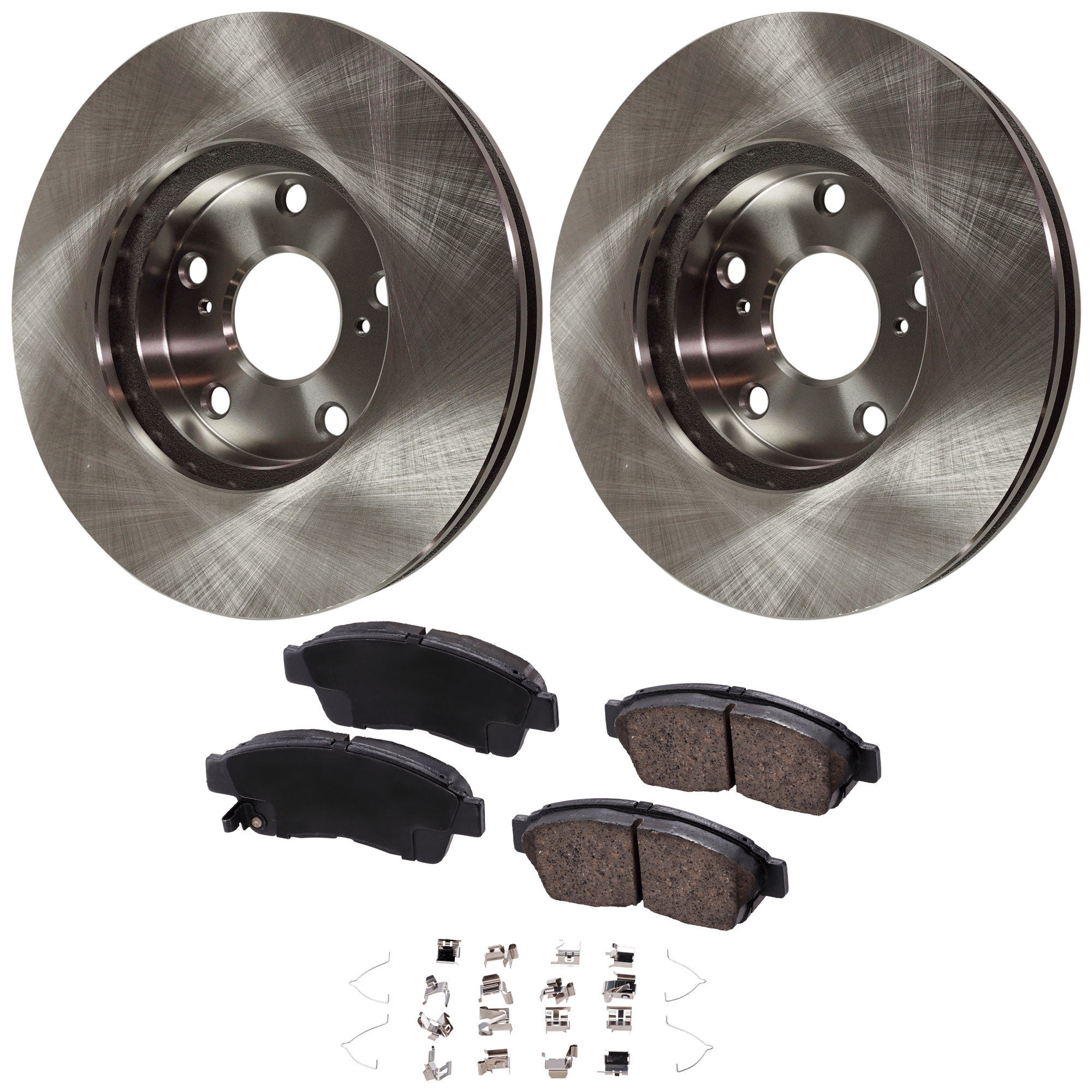AM CAMRY 92-01-92-93 FRONT BRAKE DISC AND PAD KIT 4 pc kit SKU KIT 010722-61 OEM 4351233070-0446512110-04465201