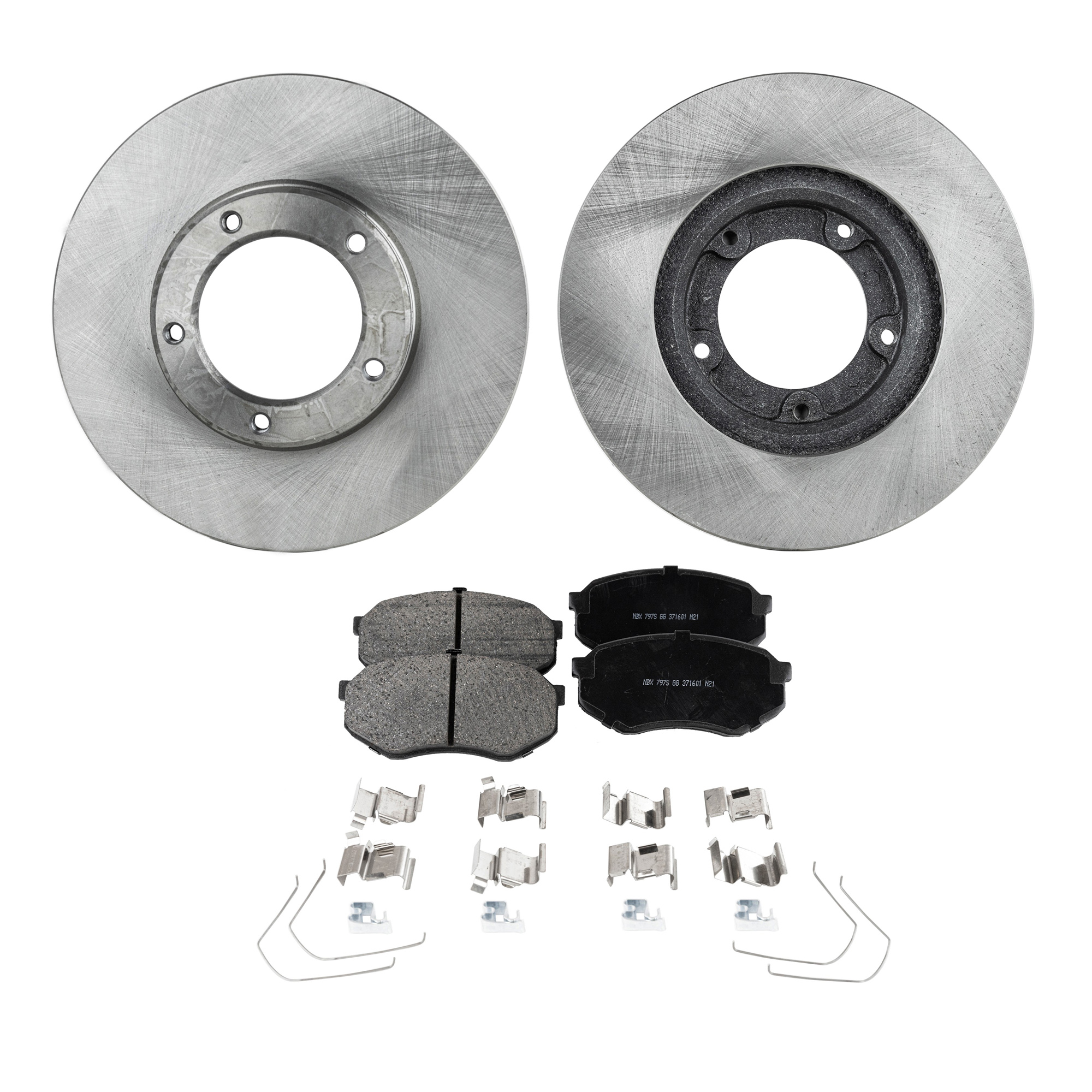 AM PICKUP 89-95 FRONT BRAKE DISC AND PAD KIT 2 Wheel Set SKU KIT 010722-82 OEM 4351235140-0446522180-04465YZZ