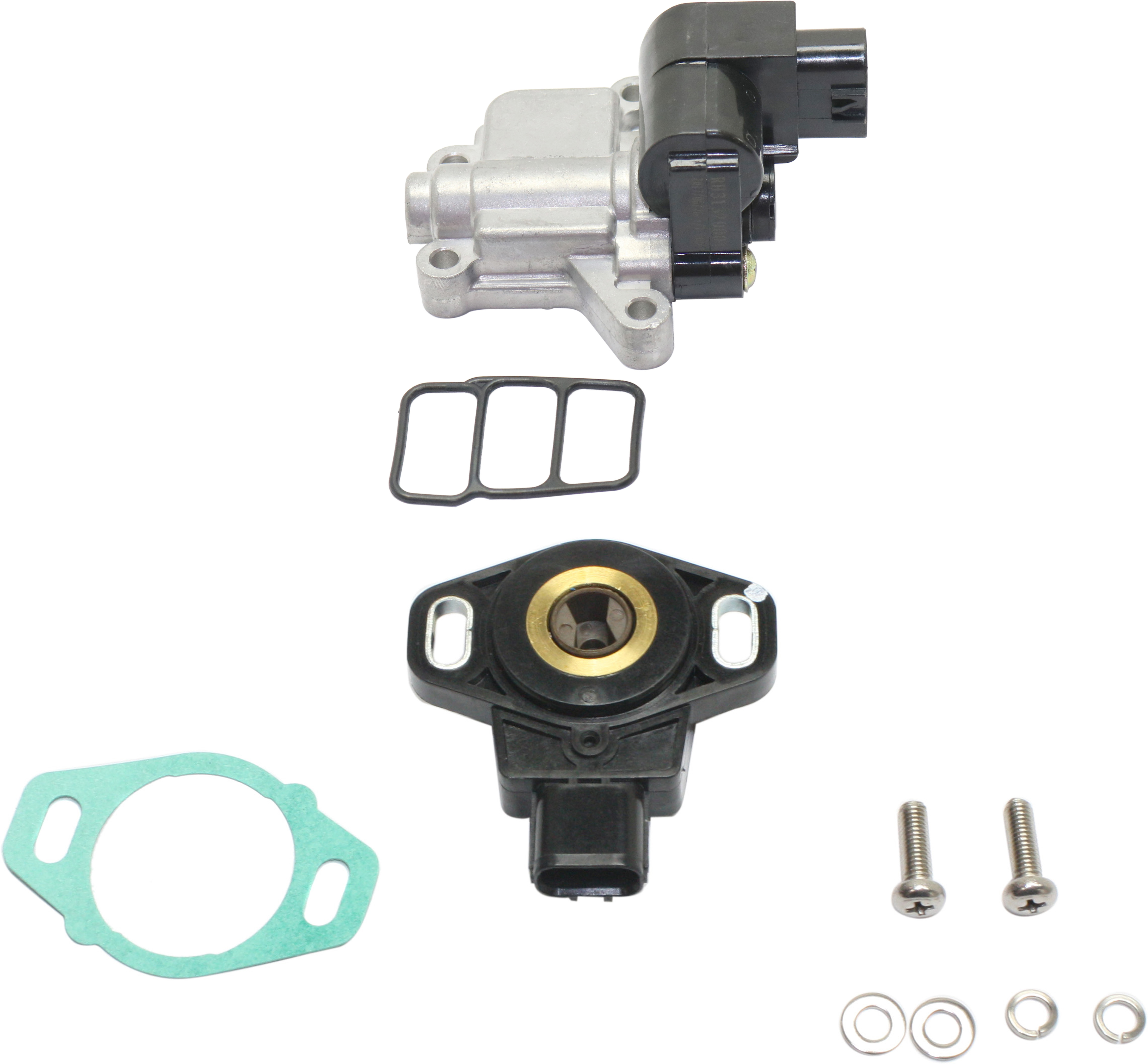 AM ACCORD 03-05 ELEMENT 03-06 THROTTLE POSITION SENSOR 4 Cyl 2.4L Eng. 2 pc Kit with Idle Control Valve SKU KIT 011019-52 OEM 977023-60152241 TAC1067-16022R