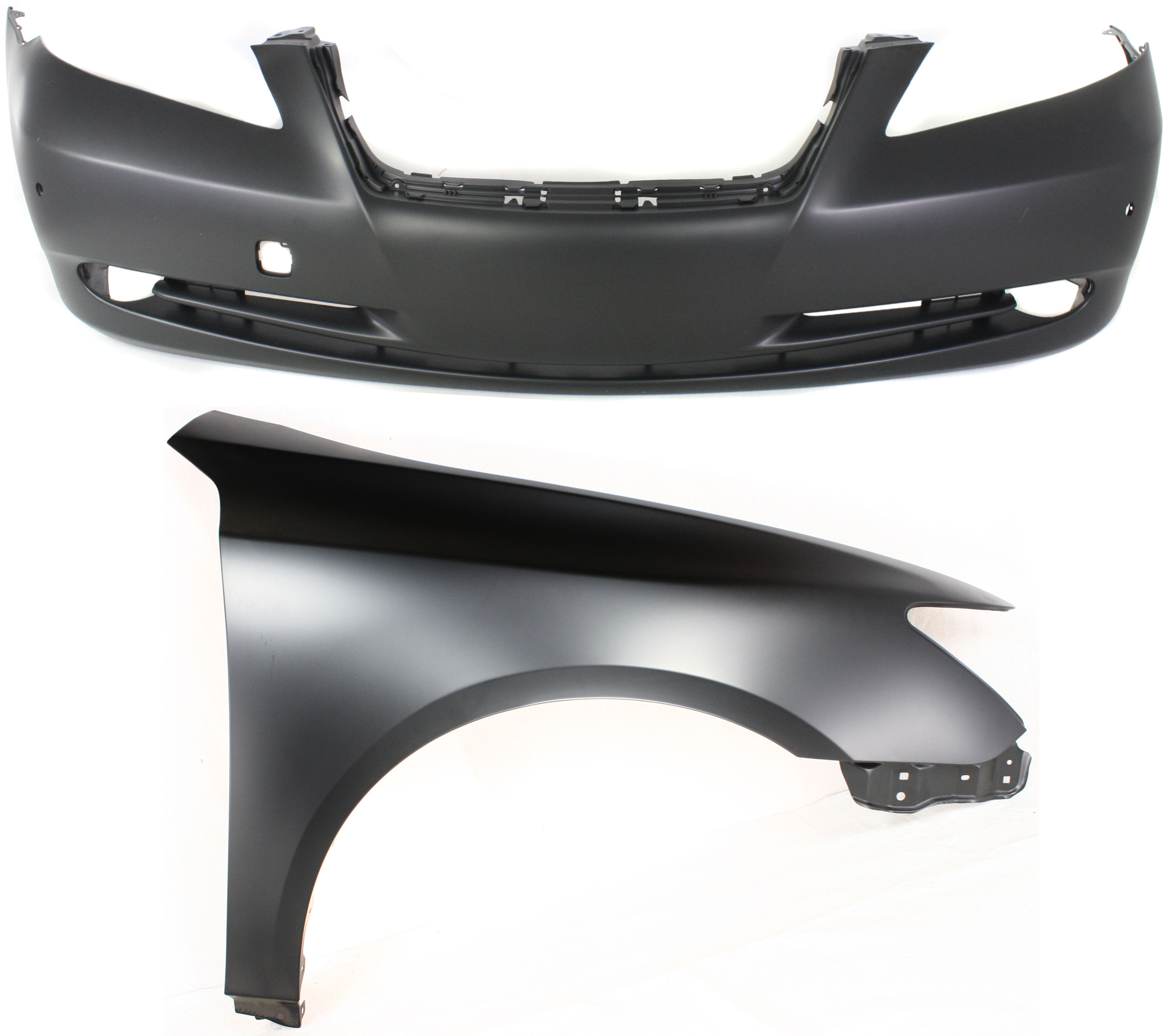 AM ES350-07-09 FRONT FENDER RH 2 pc Kit Includes Bumper Cover SKU KIT 011418-149 Partslink LX1241113 LX1000186 OEM 5381133180-5211933950