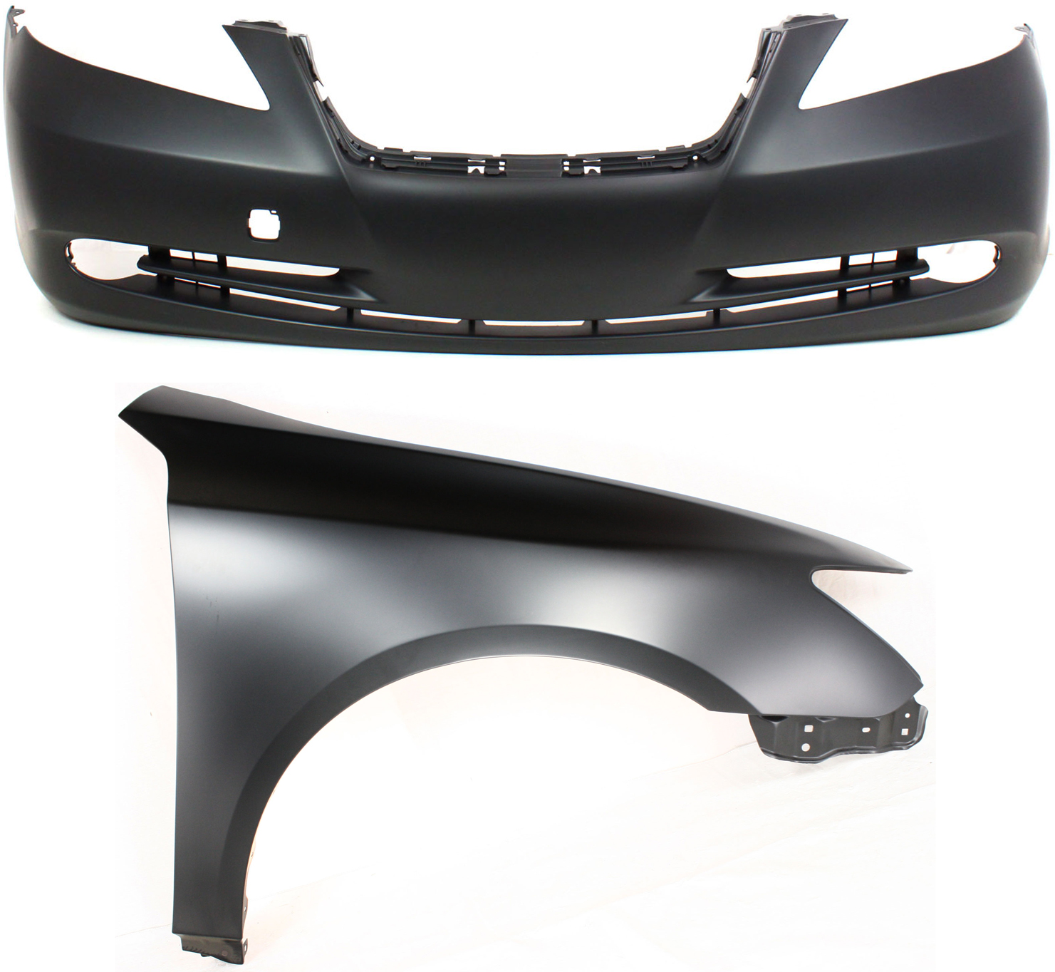 AM ES350-07-09 FRONT FENDER RH 2 pc Kit Includes Bumper Cover SKU KIT 011418-150 Partslink LX1241113 LX1000167 OEM 5381133180-5211933945