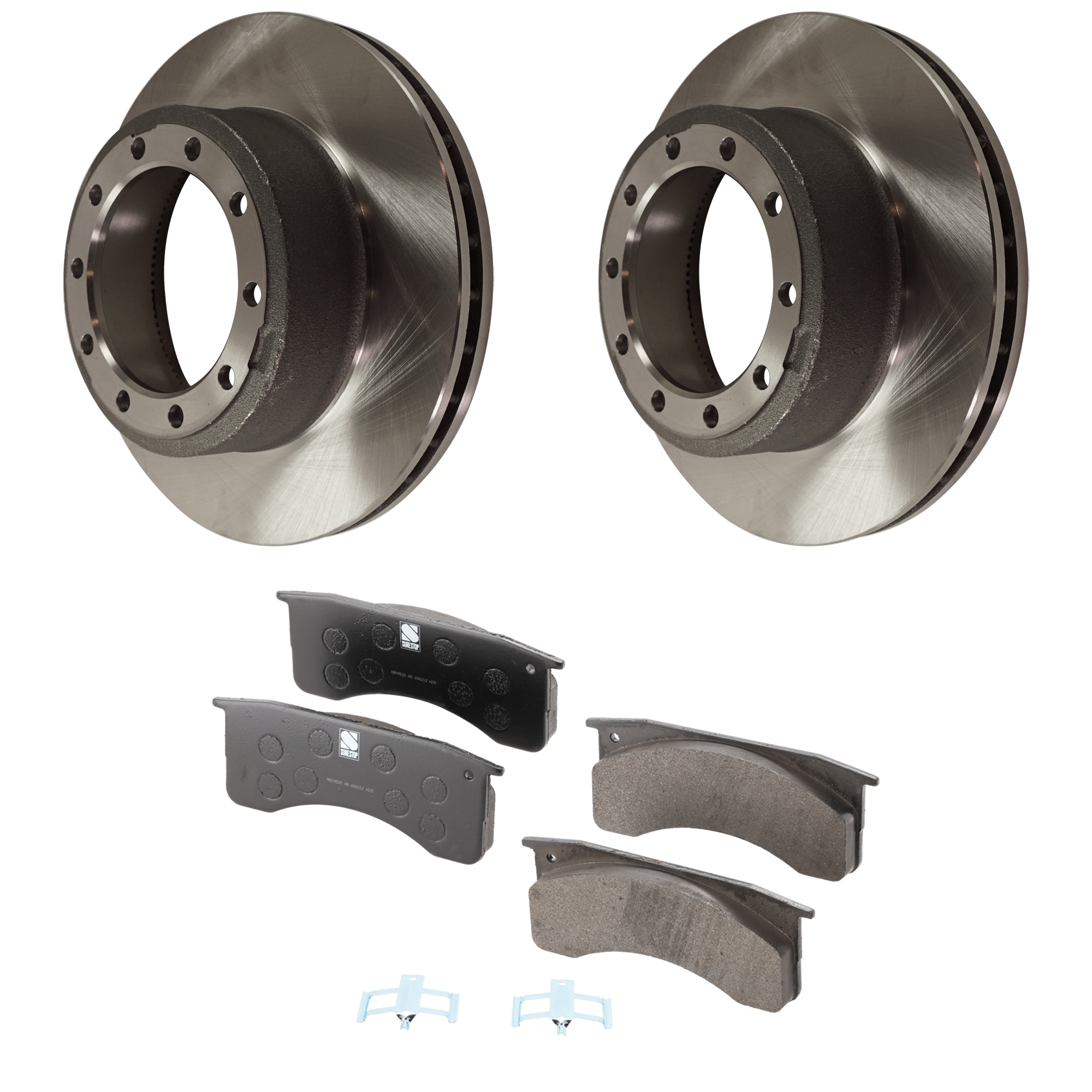AM INTERNATIONAL 3200-3300-09-09 REAR BRAKE DISC AND PAD KIT 2 Wheel Set SKU KIT 011623-108 OEM 5601-12183013-60054255-8539R 9