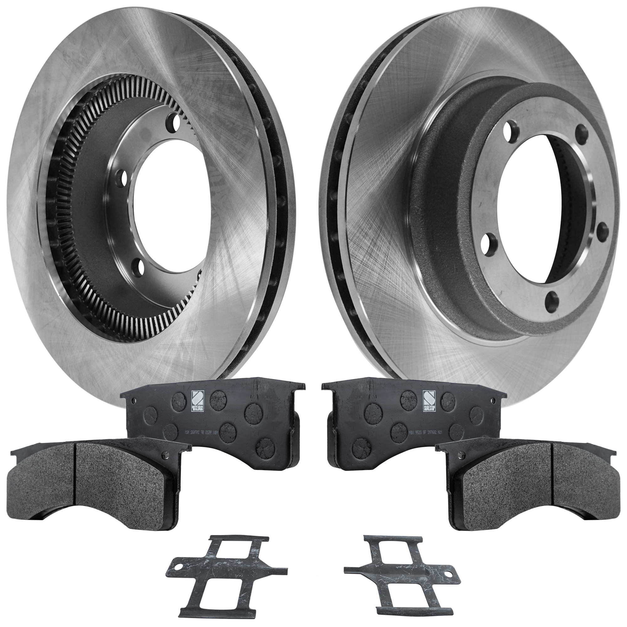 AM 3200-3300-09-09 FRONT OR REAR BRAKE DISC AND PAD KIT 4 pc kit SKU KIT 011623-109 OEM 5607-5616-145349-12183016-6005