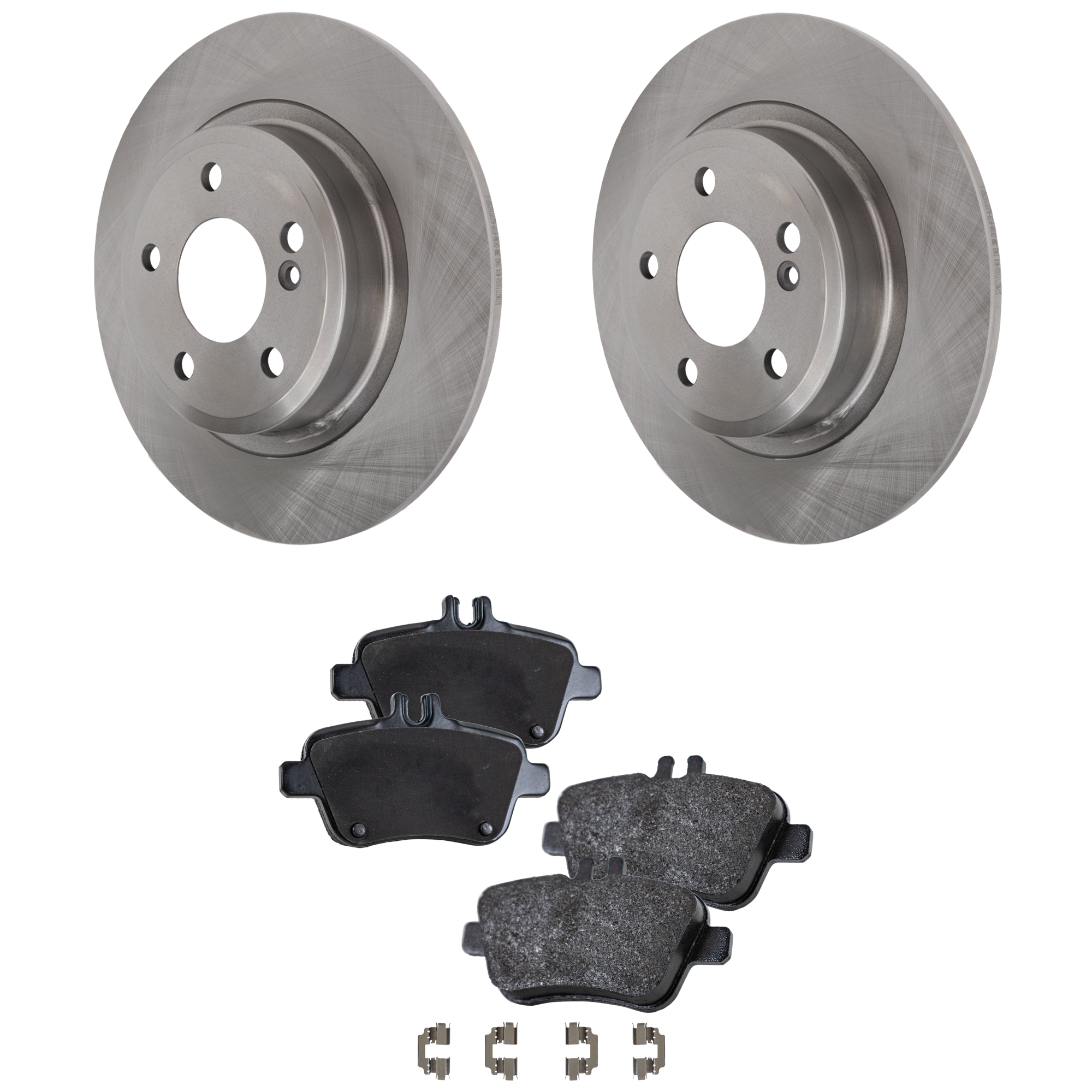 AM B ELECTRIC DRIVE 14-15 B250E 16-17 REAR BRAKE DISC AND PAD KIT 4 pc kit SKU KIT 011623-115 OEM 45885-850459-12135149-60063107