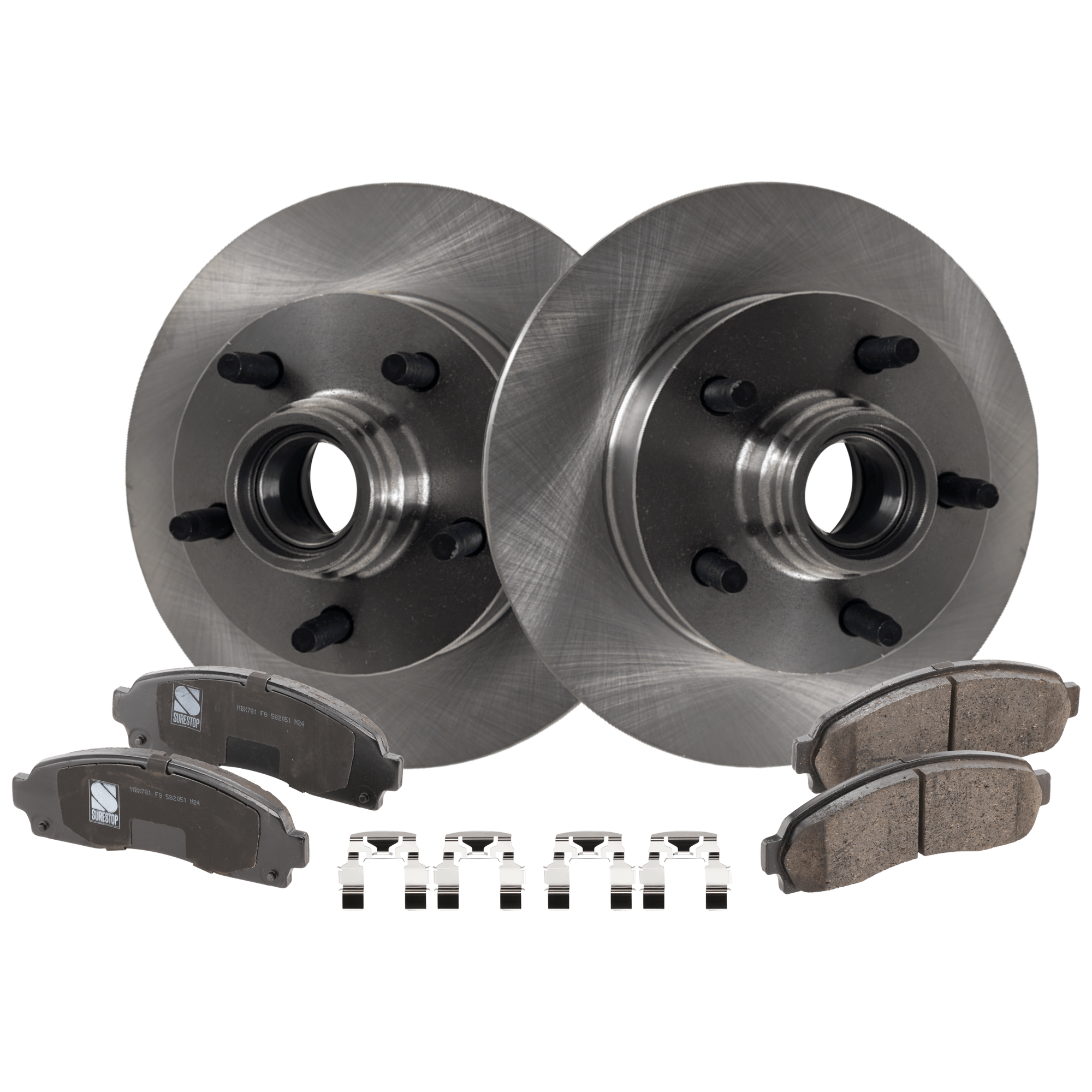 AM B3000-04-07 B2300-04-09 FRONT BRAKE DISC AND PAD KIT 4 pc kit SKU KIT 011623-118 OEM ZZP133251 YL5Z1V102FA YL5Z1V10