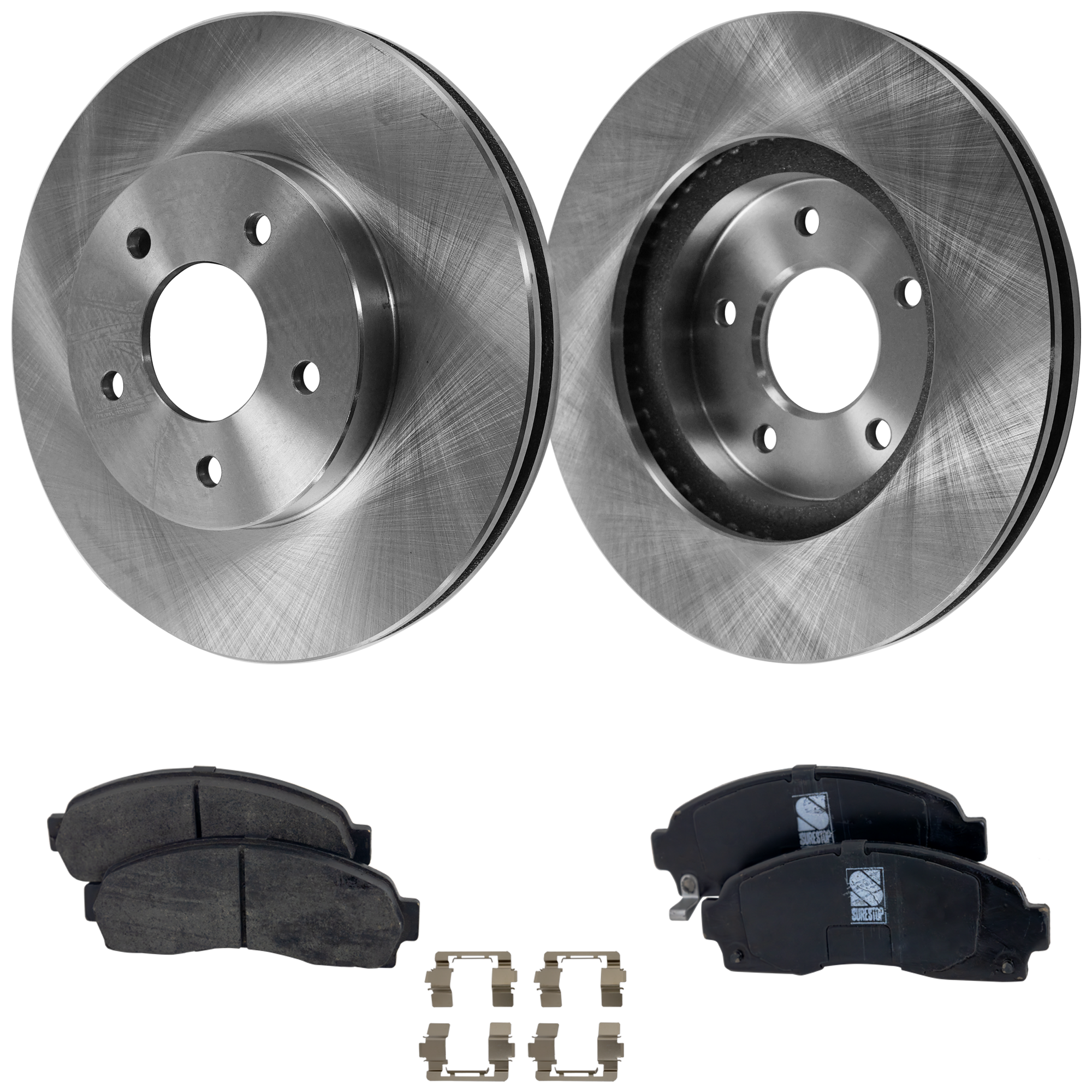 AM EQUINOX 05-06 TORRENT 06-06 VUE 02-07 FRONT BRAKE DISC AND PAD KIT 4 pc kit SKU KIT 011623-127 OEM 22666578-21990460