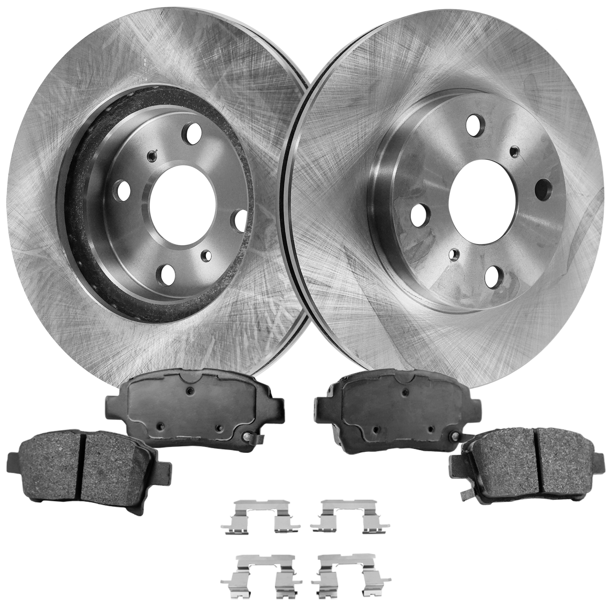 AM XA XB 04-06 FRONT BRAKE DISC AND PAD KIT 4 pc kit SKU KIT 011623-128 OEM 4351252080-0446517101-04465171
