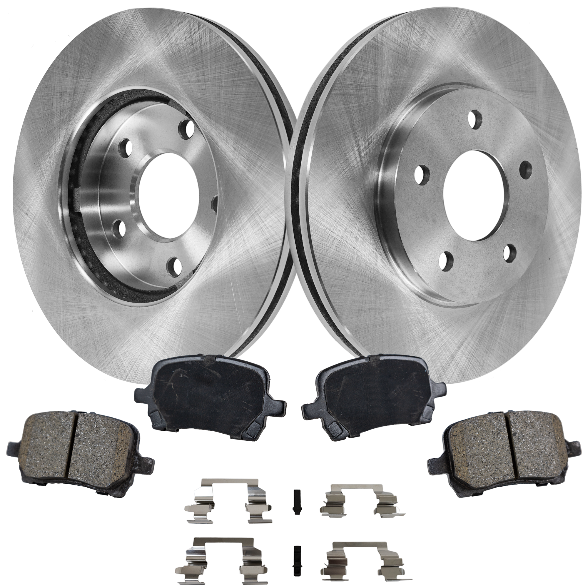 AM HHR 06-11 FRONT BRAKE DISC AND PAD KIT 2 Wheel Set SKU KIT 011623-146 OEM 227-289-881-524-370-000-000-000-000