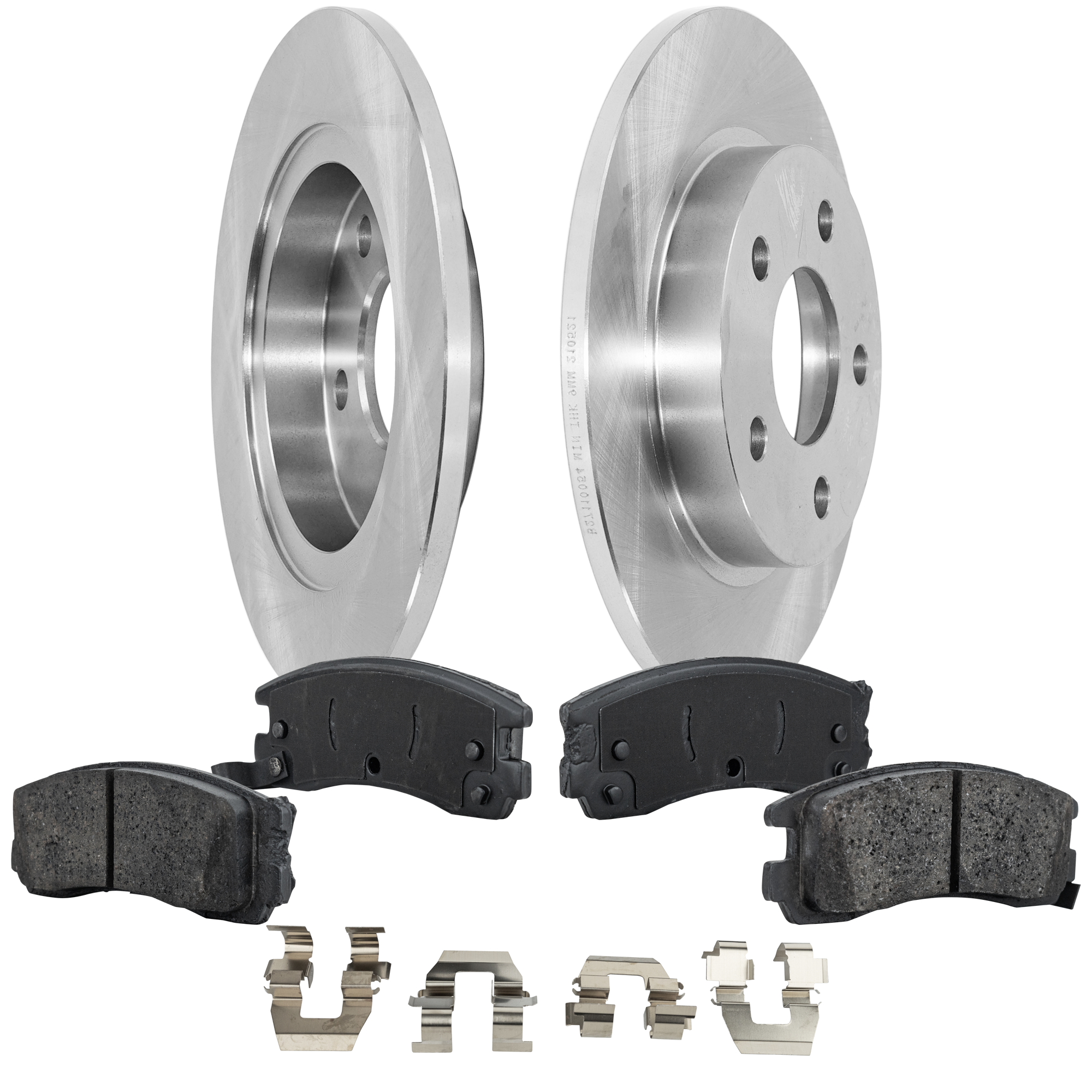 AM RIVIERA 99-99 REAR BRAKE DISC AND PAD KIT 4 pc kit SKU KIT 011623-47 OEM 18022401-18060236-18023377-180