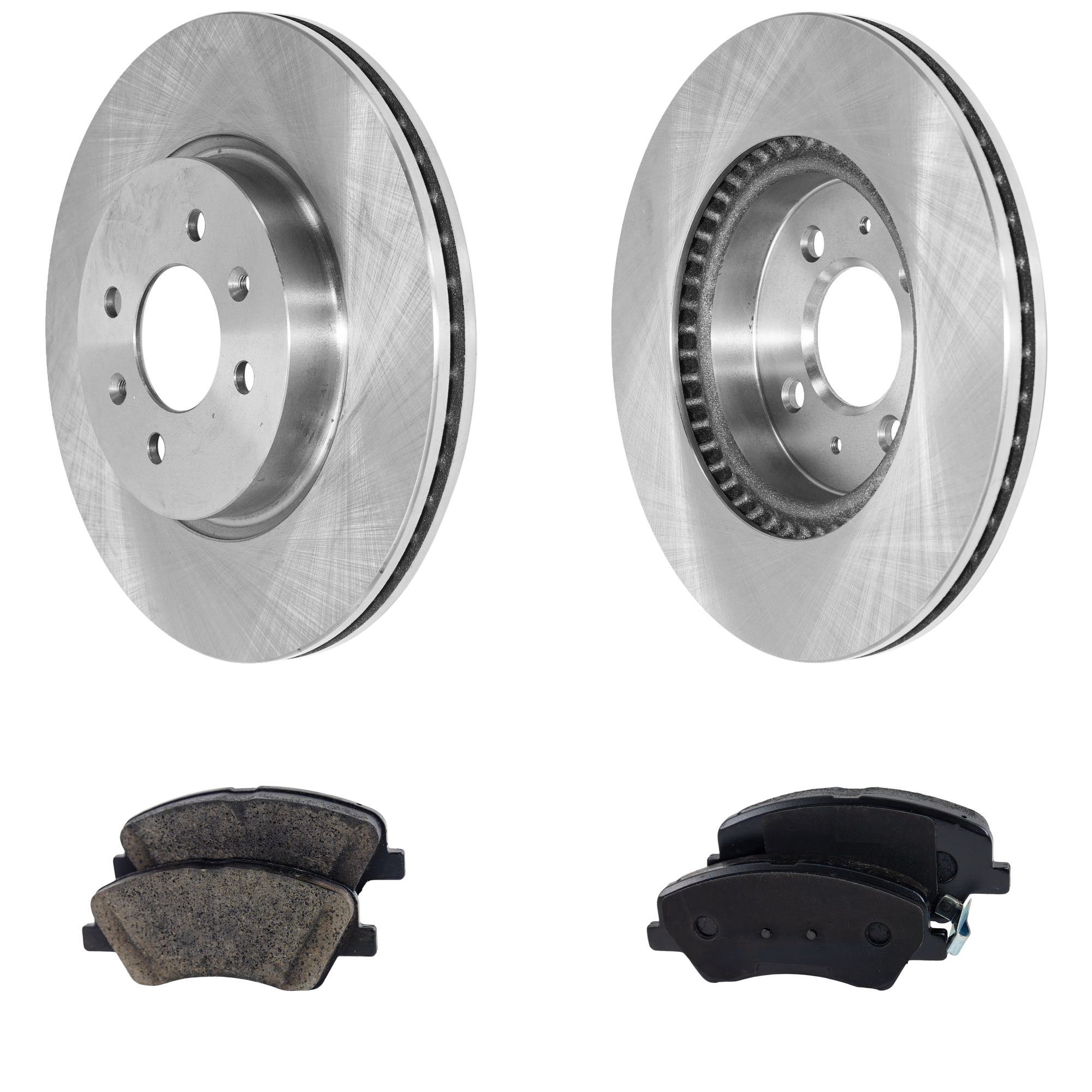 AM ACCENT 18-20 RIO 18-18 FRONT BRAKE DISC AND PAD KIT 2 Wheel Set SKU KIT 011623-71 OEM 44-755-701-188-503-300-000-000-000