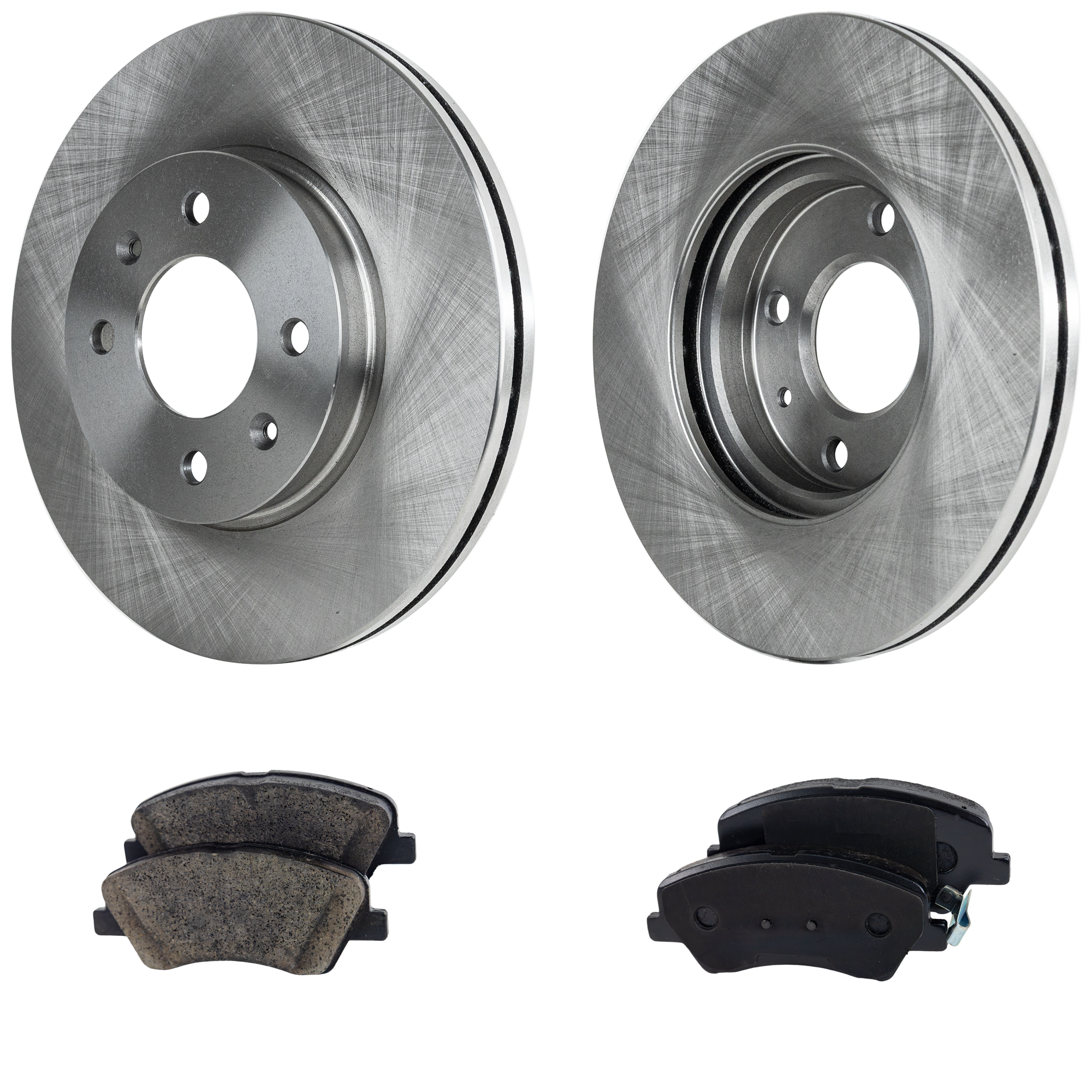 AM RIO 18-18 FRONT BRAKE DISC AND PAD KIT 4 pc kit SKU KIT 011623-73 OEM 517121R000-58101H9A60