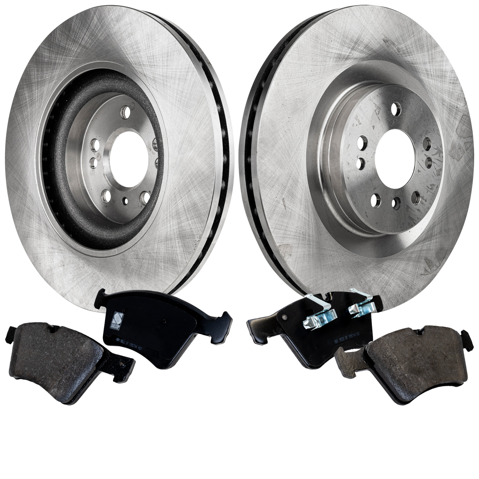AM GL320-07-09 FRONT BRAKE DISC AND PAD KIT 2 Wheel Set Plain Surface SKU KIT 011623-78 OEM 1644210512-1644211412-16442013