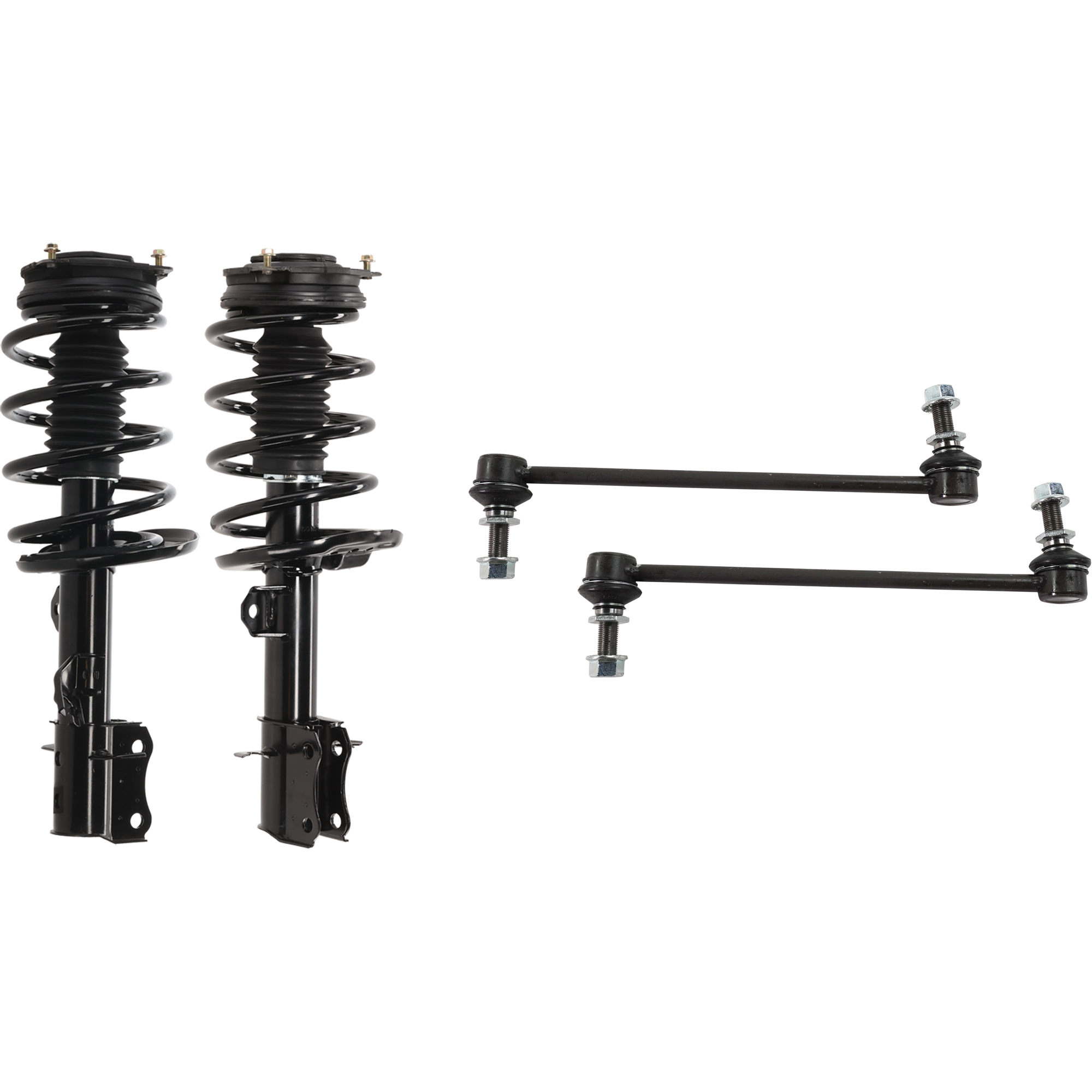 AM SENTRA 14-14 FRONT SUSPENSION KIT RH AND LH 4 pc Kit with Shock Absorber and Strut Assembly and Sway Bar Link SKU KIT 011625 C35 OEM 172948-2333476L 34NS1141 E4303